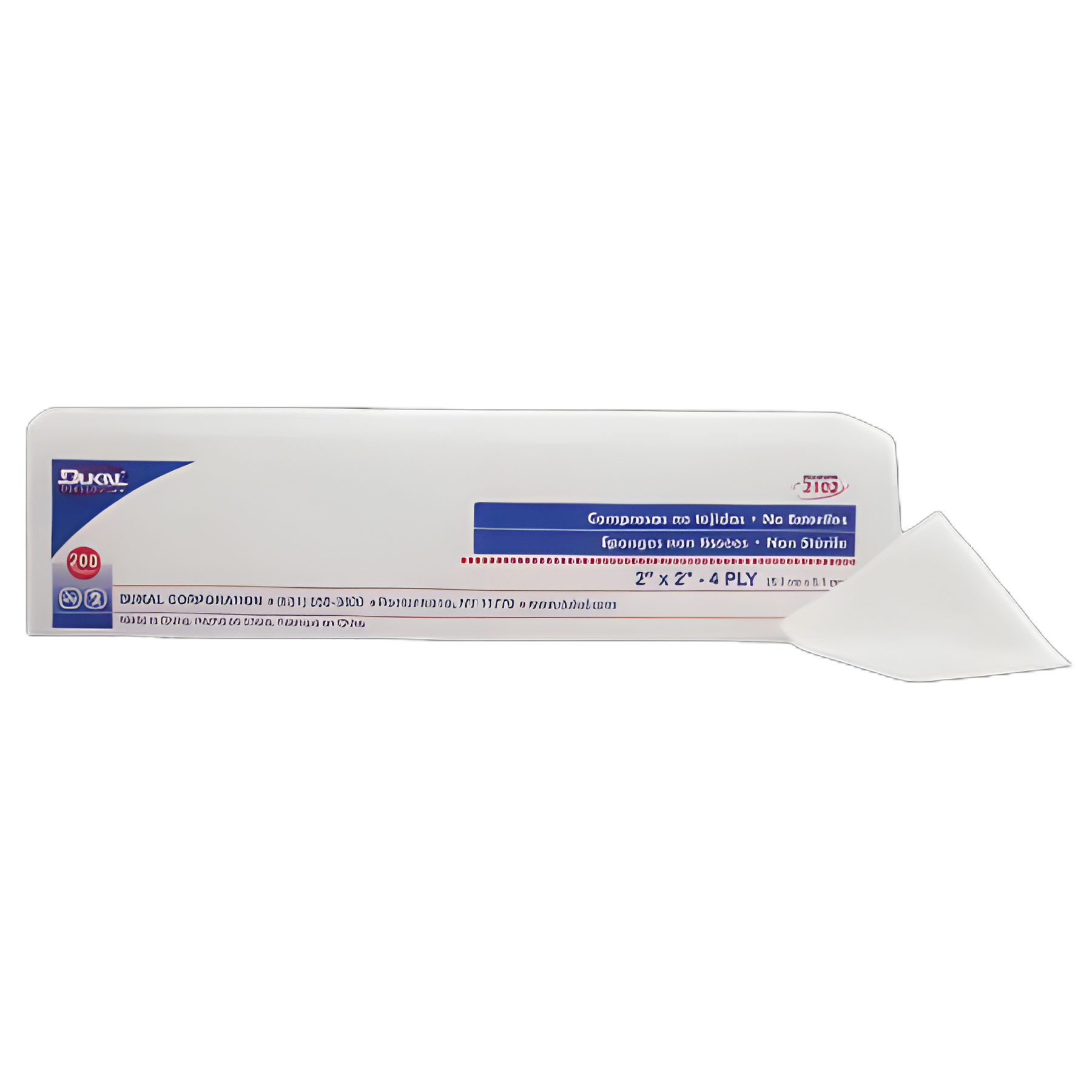 Nonwoven Sponge Clinisorb 2 X 2 Inch 200 per Pack NonSterile 4-ply Square