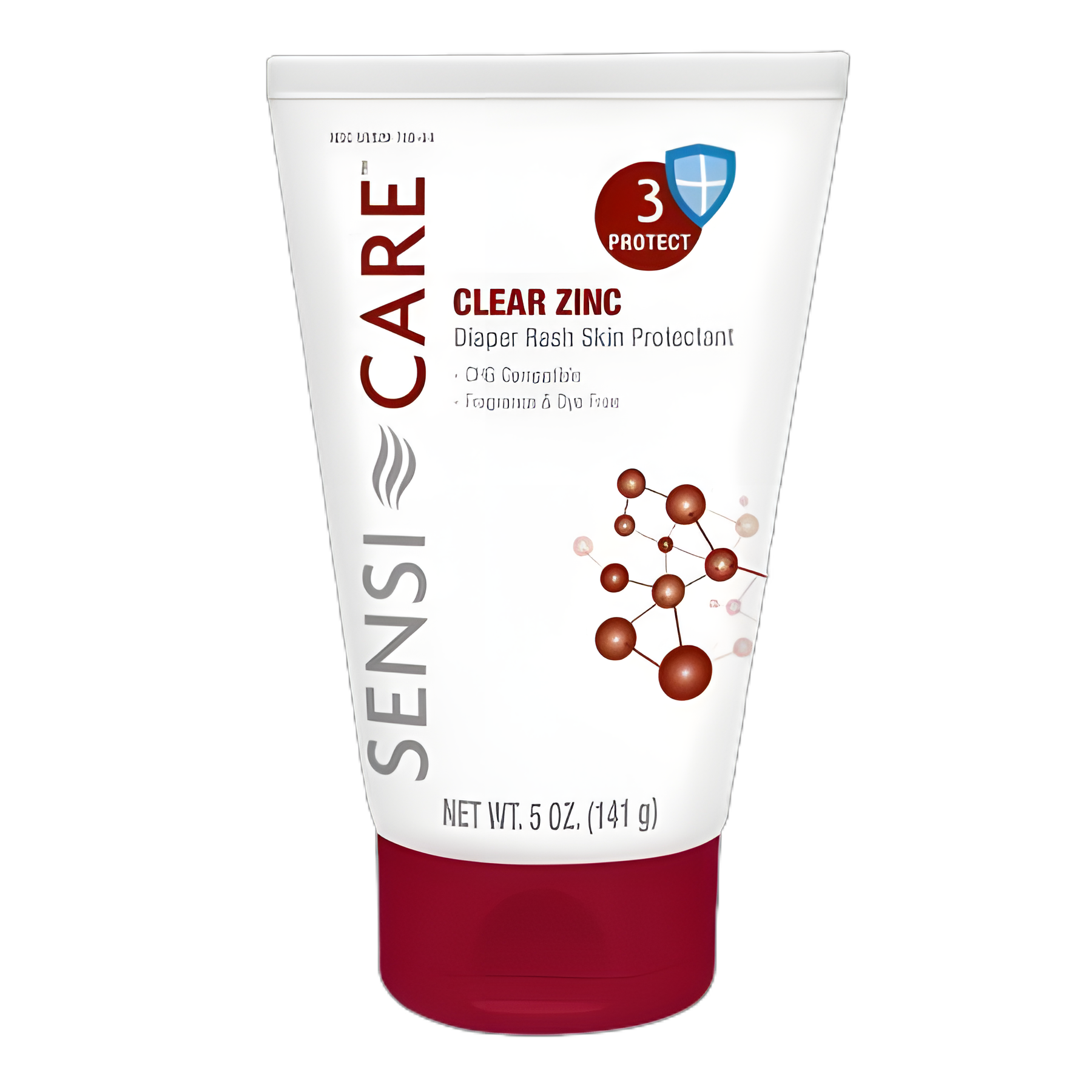 Skin Protectant Sensi-Care® Clear Zinc 5 oz. Tube Unscented Cream CHG Compatible