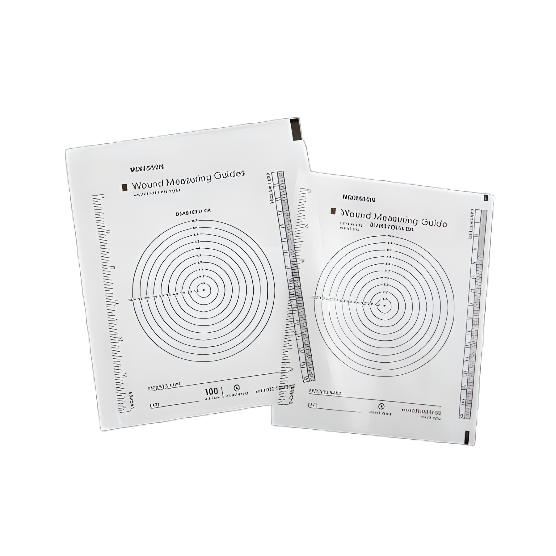 Wound Measuring Guide McKesson Clear Plastic NonSterile 5 X 7 Inch