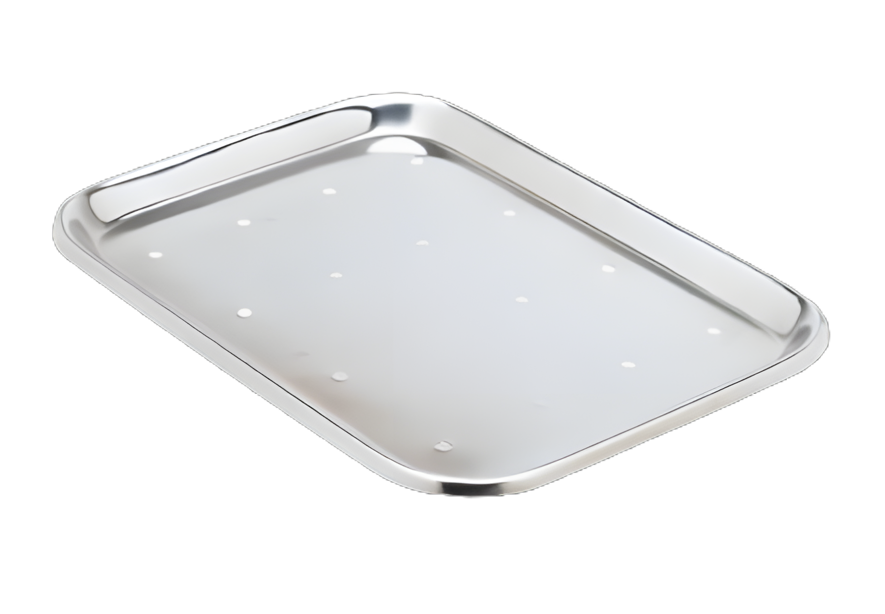 Instrument Tray Miltex® Perforated Mayo Stainless Steel 5/8 X 10 X 14 Inch