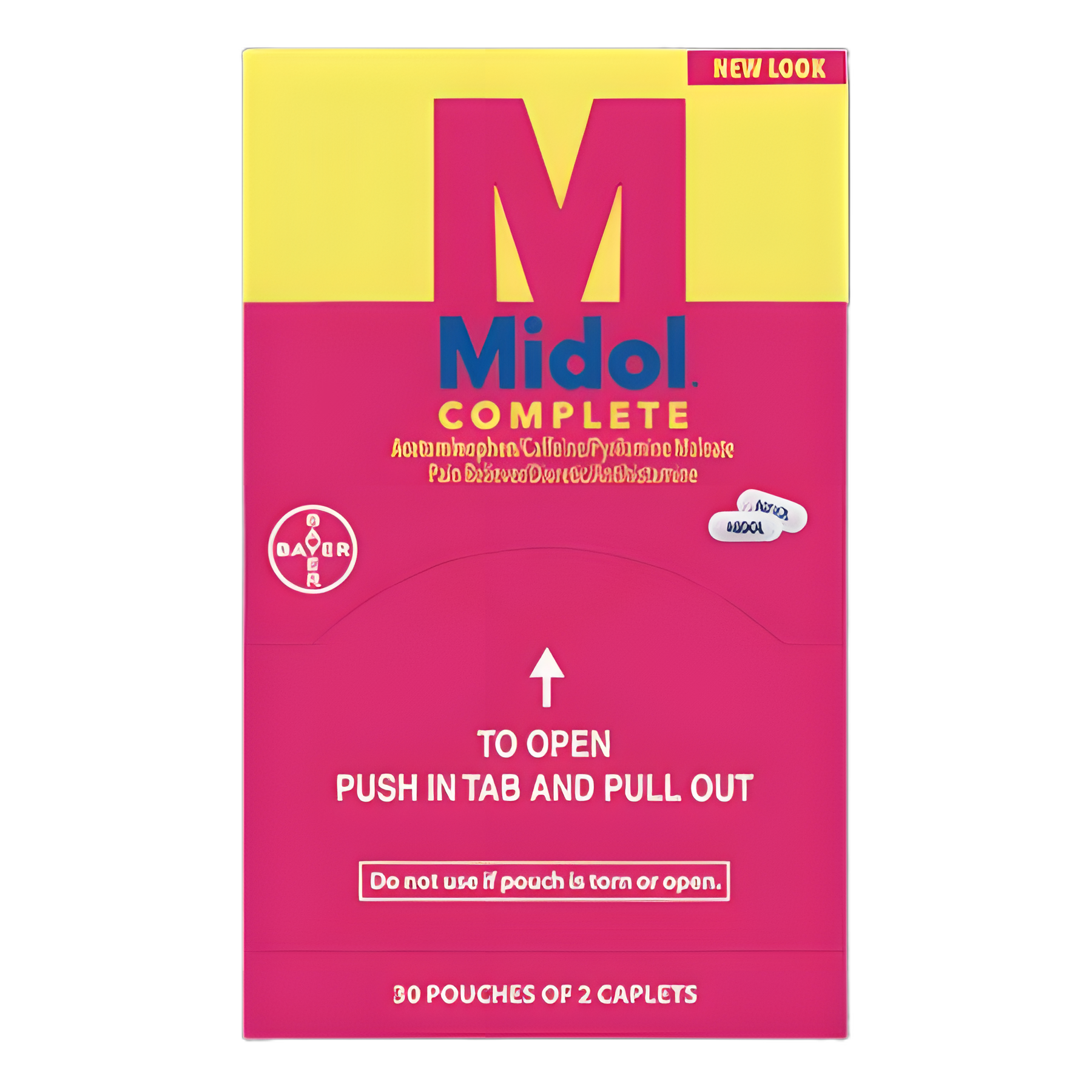 Complete Menstrual Caplets, Two-Pack, 30 Packs/Box