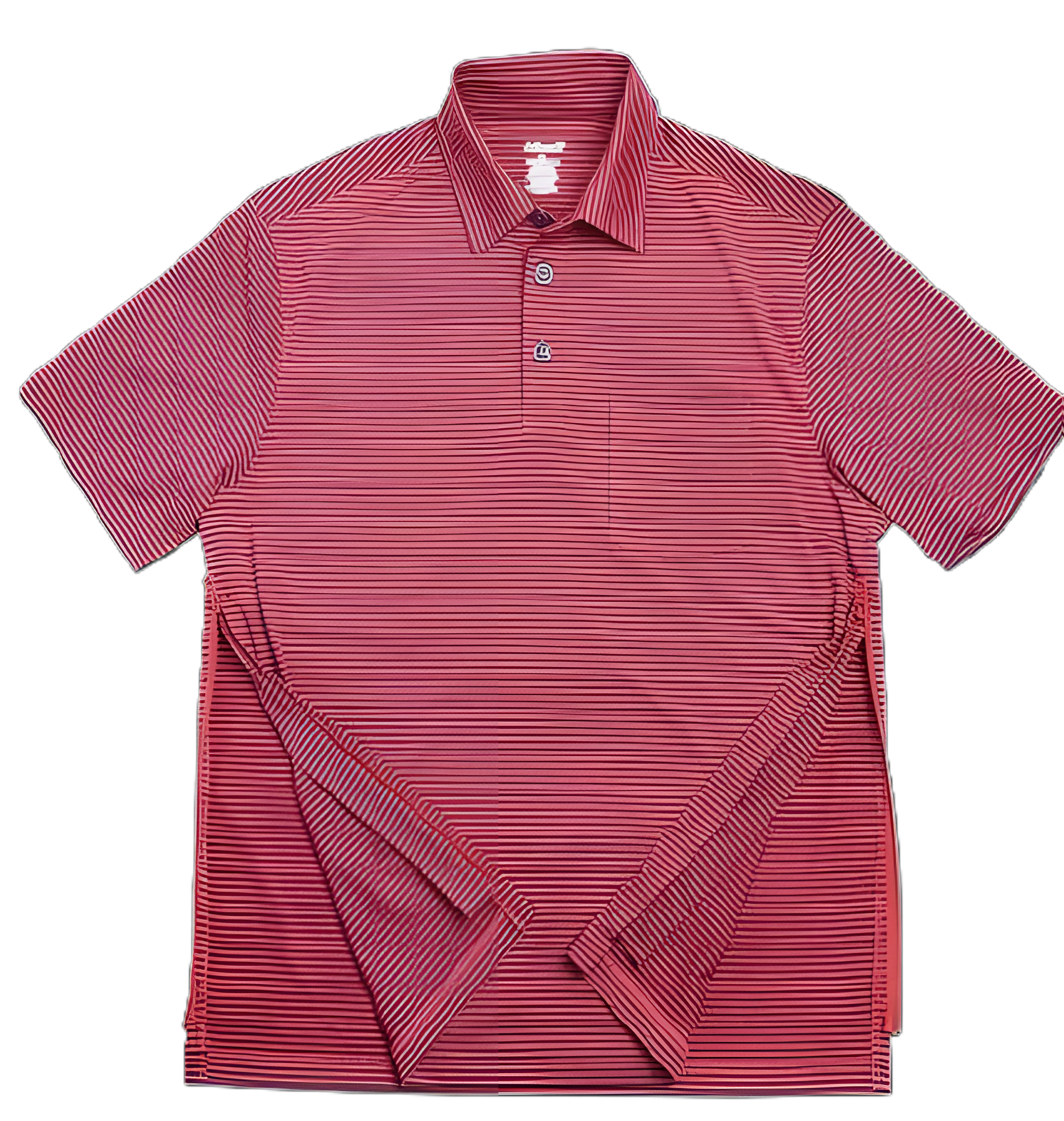 Authored® Perfected Polo X-Large Navy/Tomato Red Stripe - Adaptive Clothing for Men