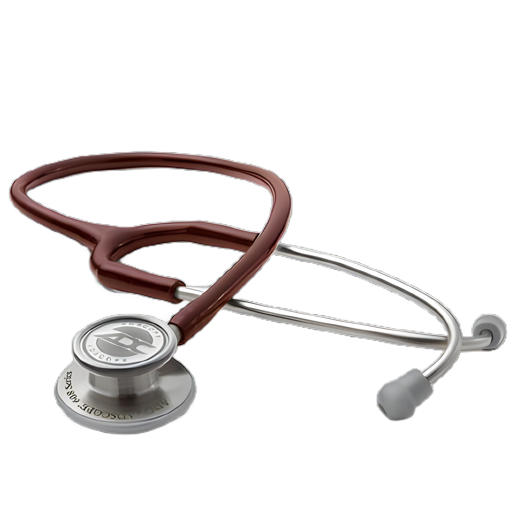 Adscope 608 Clinician Stethoscope in Burgundy - Convertible Chestpiece, 22 Inch Tube