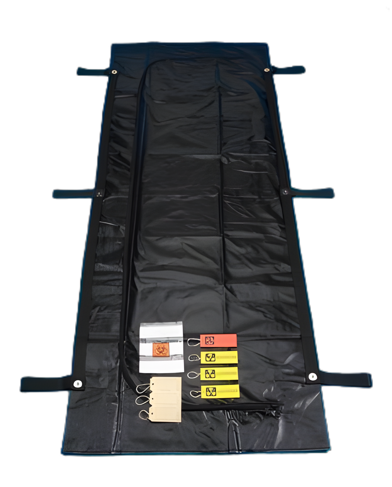 Bariatric Post Mortem Bag with Handles - 34W x 96L Inch, Reinforced PVC, Zipper Closure