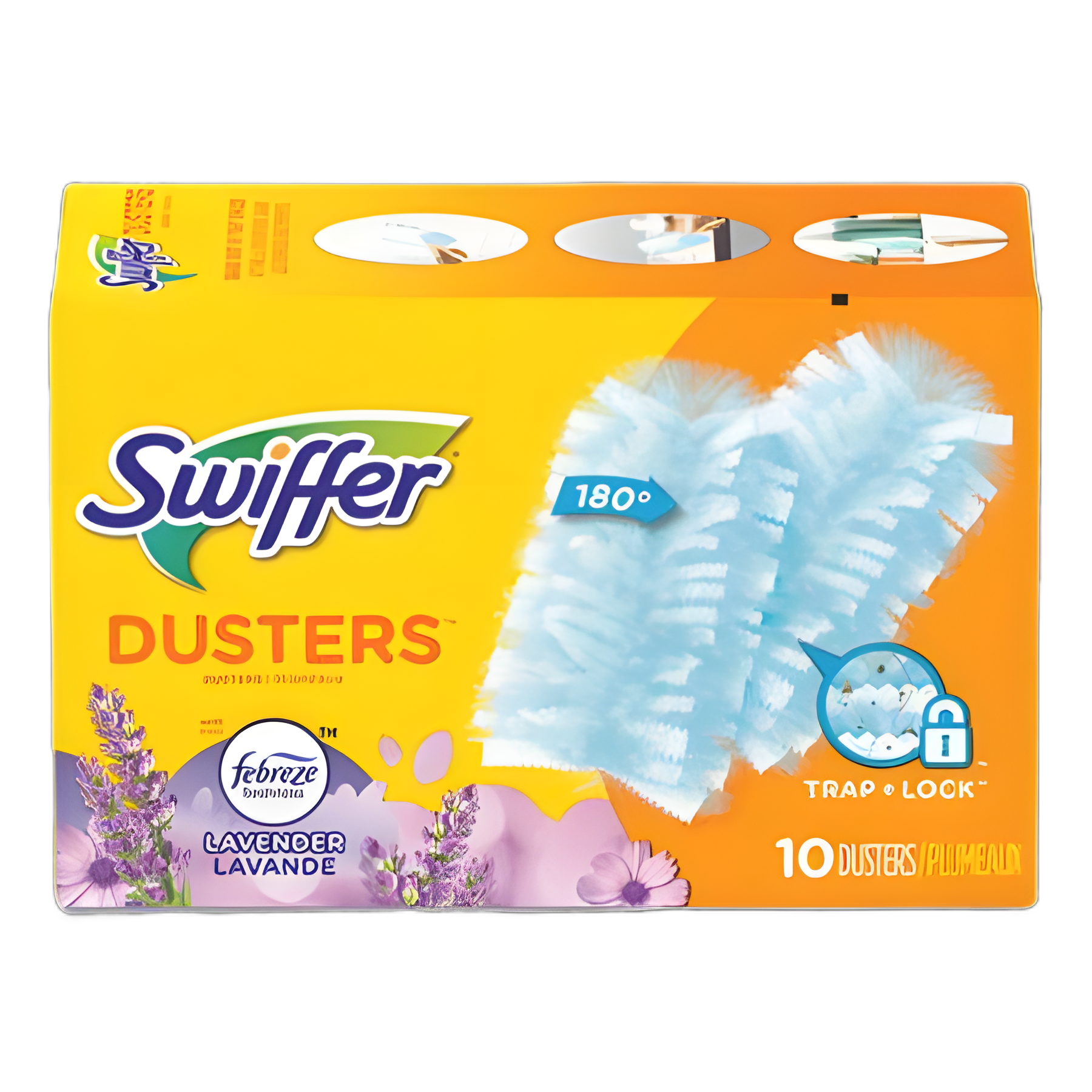 Swiffer® Refill Dusters with DustLock Fiber, Lavender Vanilla Scent - 10/Box, 40/Carton