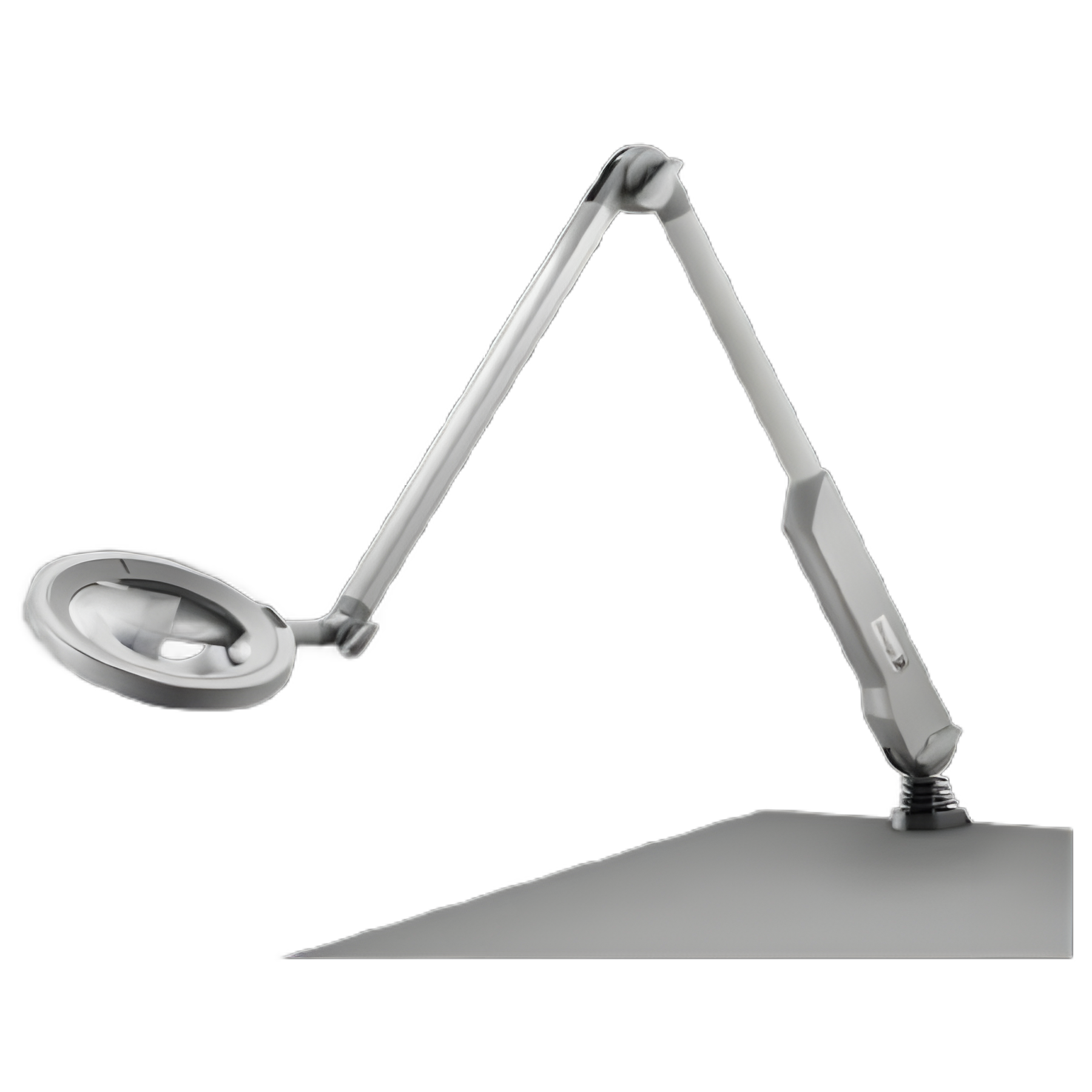 LED Magnifier Lamp OPTICLUX LED Bulb Wall Ext Mount White 12 Watts