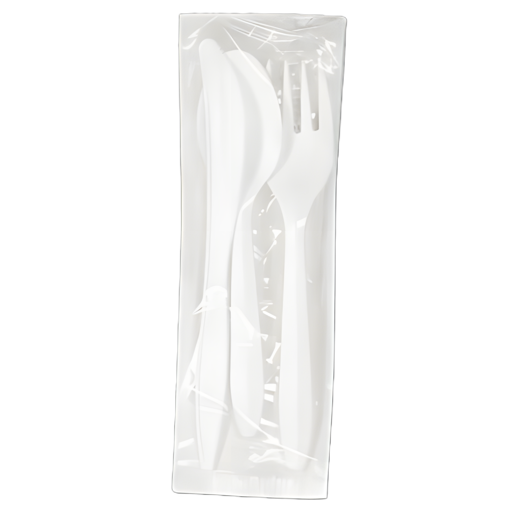 Utensil Set Boardwalk® Medium Weight White Plastic