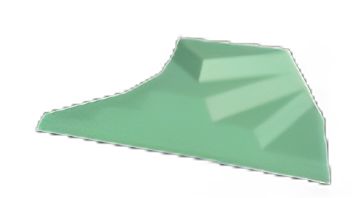 Pediatric Lateral Finger Block 4 W X 7 D X 1-3/4 H Inch Foam Freestanding
