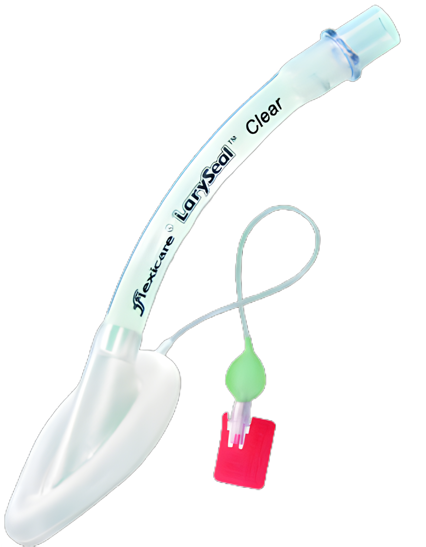 Curved Laryngeal Mask LarySeal™ Clear 10 mL Cuff Size 2 Single Patient Use