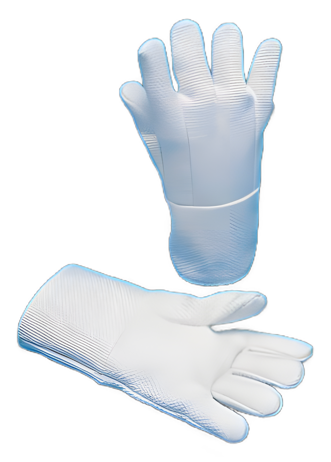 Heat Resistant Glove Steel Grip™ One Size Fits Most Glass Cloth / Wool White 14 Inch Gauntlet Cuff NonSterile