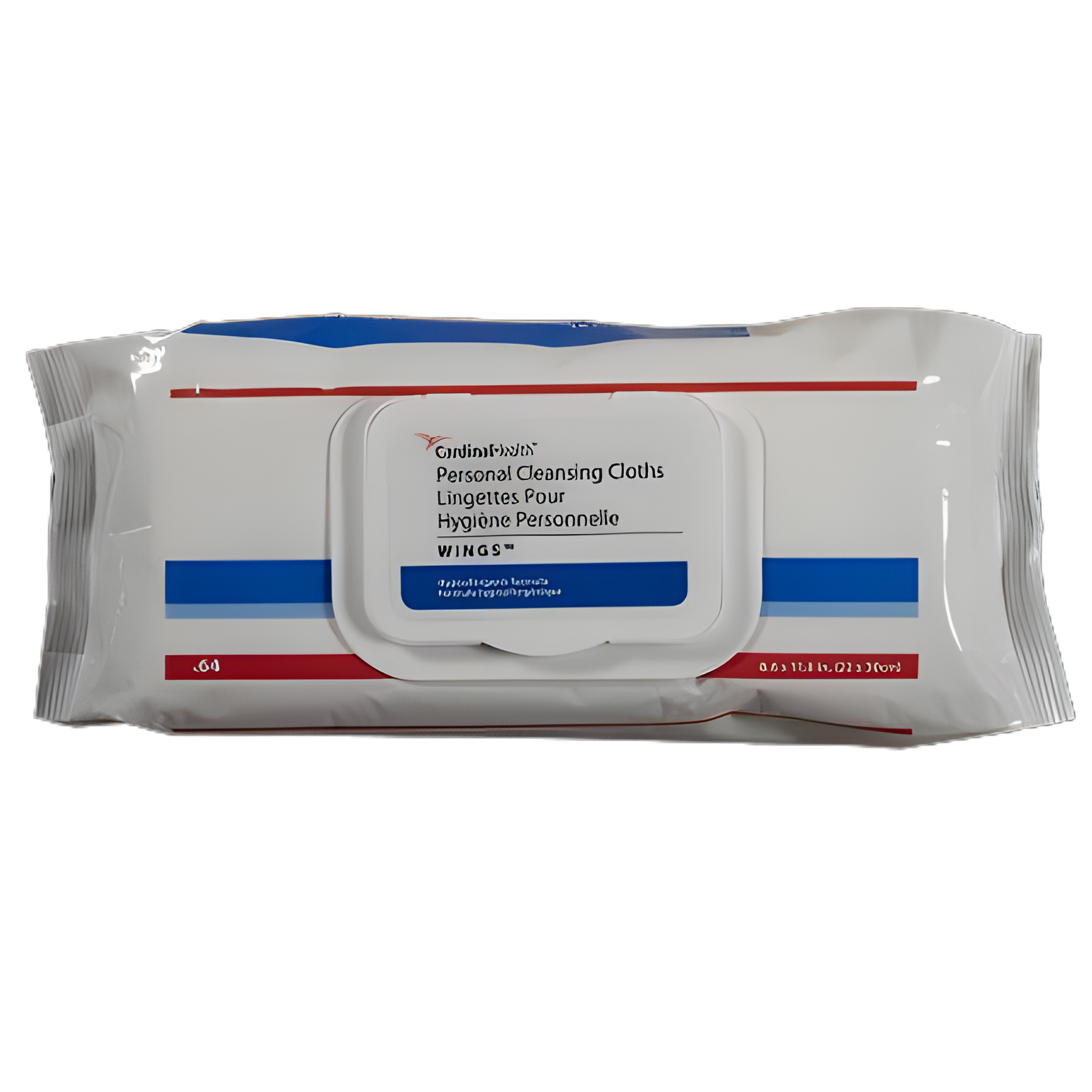 Personal Cleansing Wipe Cardinal Health™ Wings™ Soft Pack Scented 64 Count