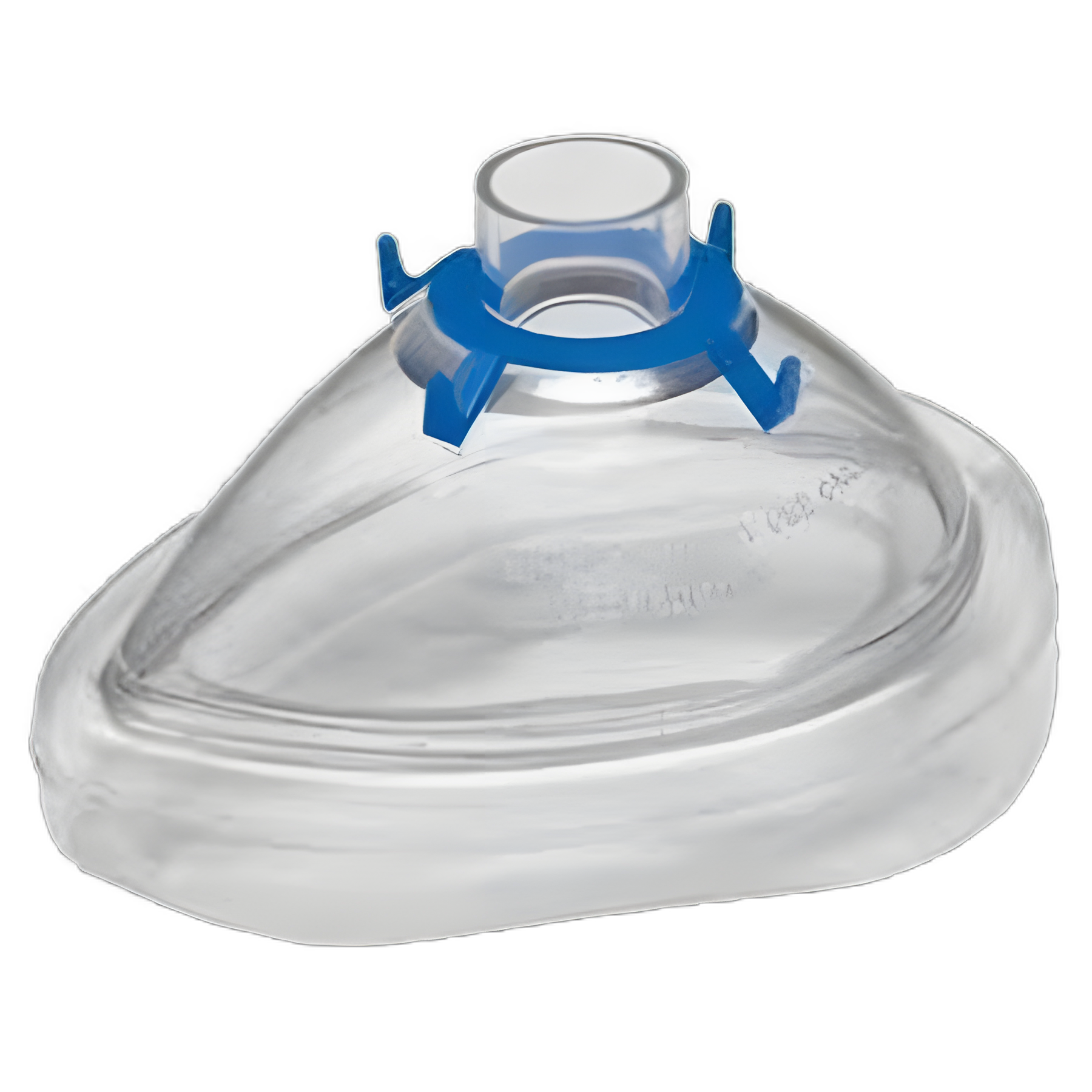 Anesthesia Mask Portex® Elongated Style Adult Size 7 Hook Ring
