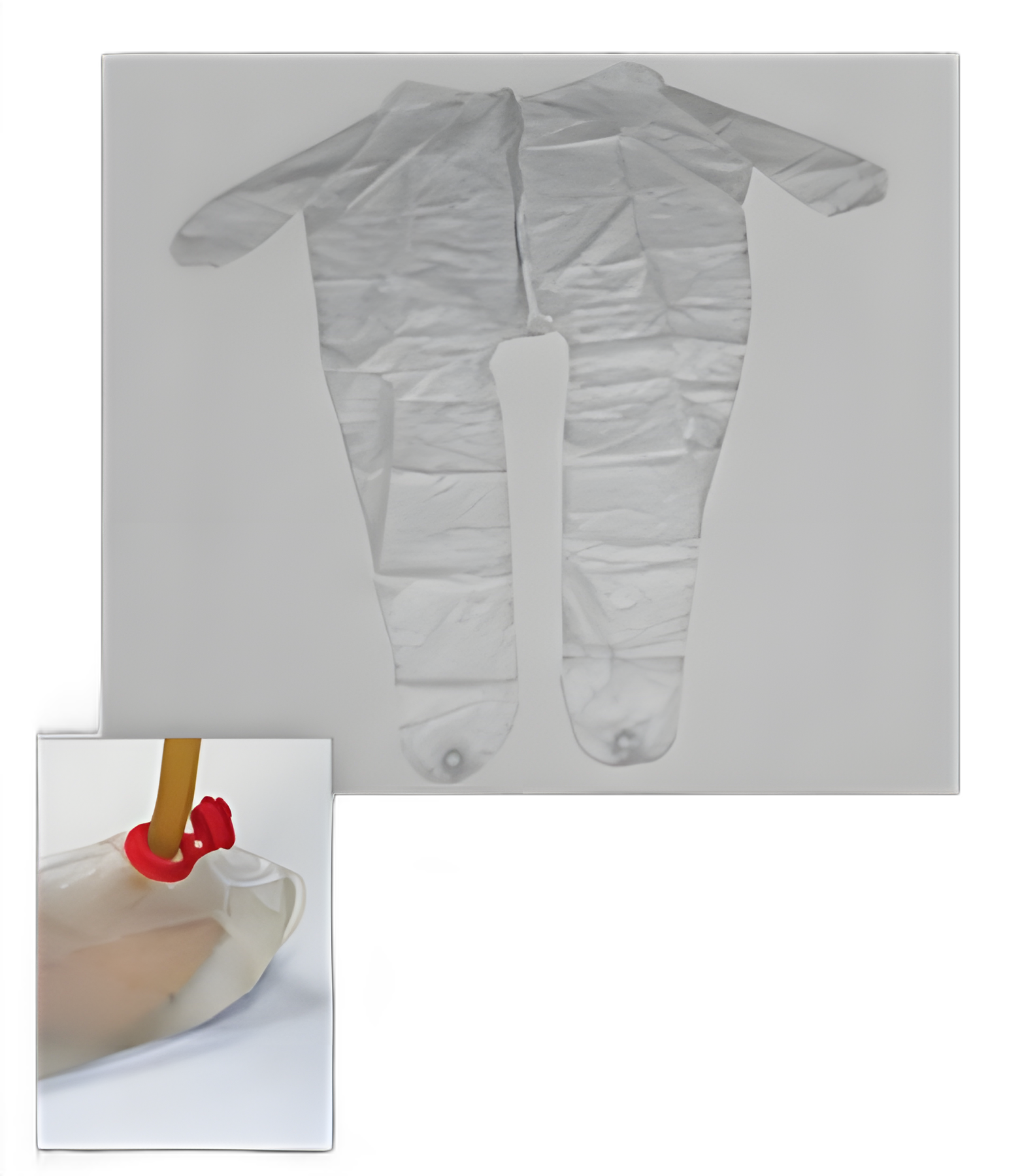 Post Mortem Unionall Mort-Port™ Medium PVC Zipper Closure, 1/2 Length - MP-UA-W-M