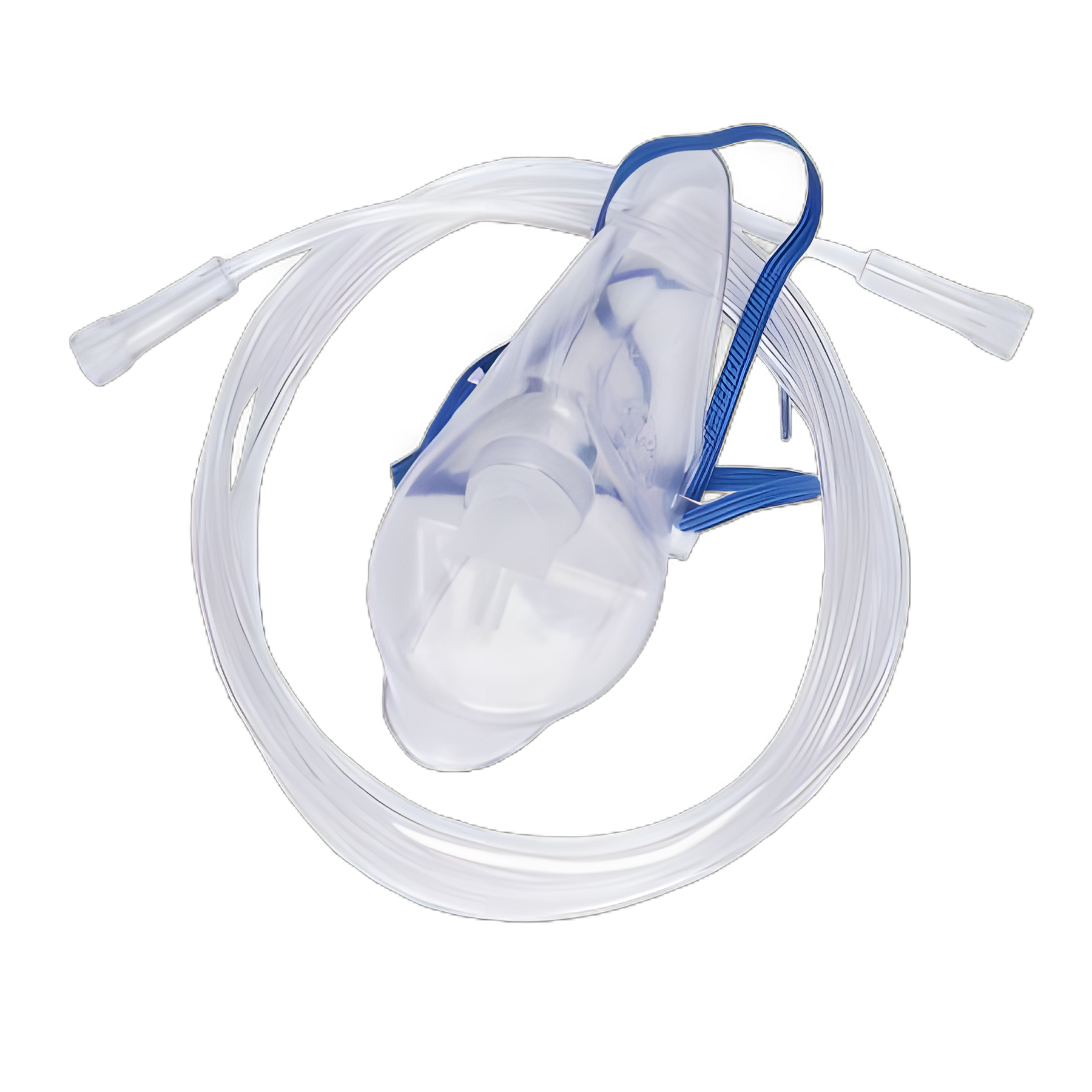 Oxygen Mask McKesson Elongated Style Adult One Size Fits Most Adjustable Head Strap