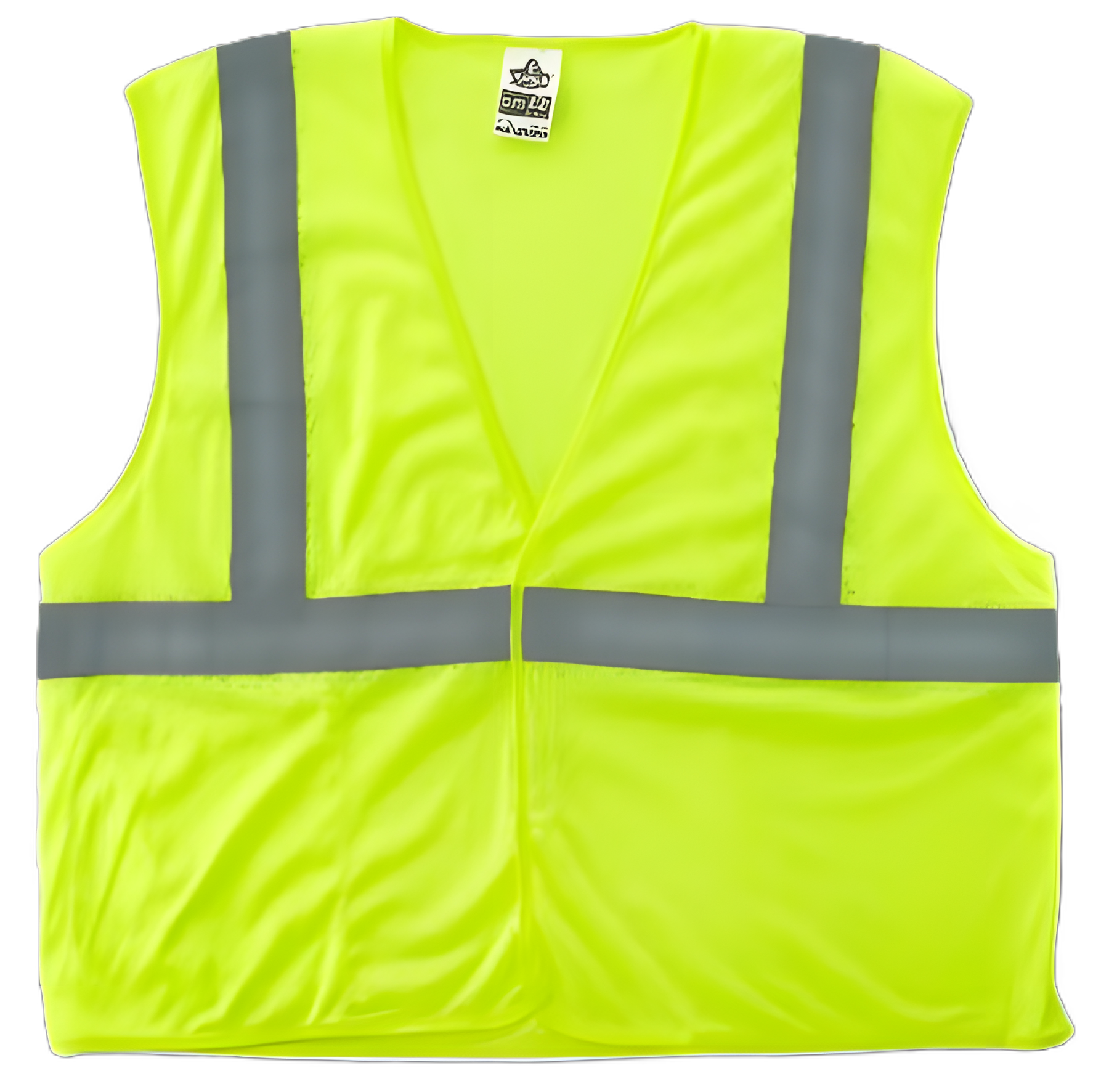 Safety Vest GloWear® 8210HL Class 2 2X-Large / 3X-Large Lime Green 4 Pockets Unisex