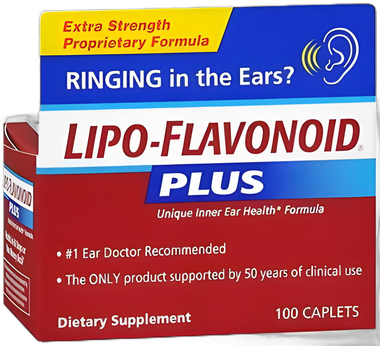 Dietary Supplement Lipo-Flavonoid® Vitamin B1 / Vitamin B2 / Ascorbic Acid / Vitamin B3 0.67 mg - 2 mg - 200 mg - 6.67 mg Strength Caplet 100 Per Bottle
