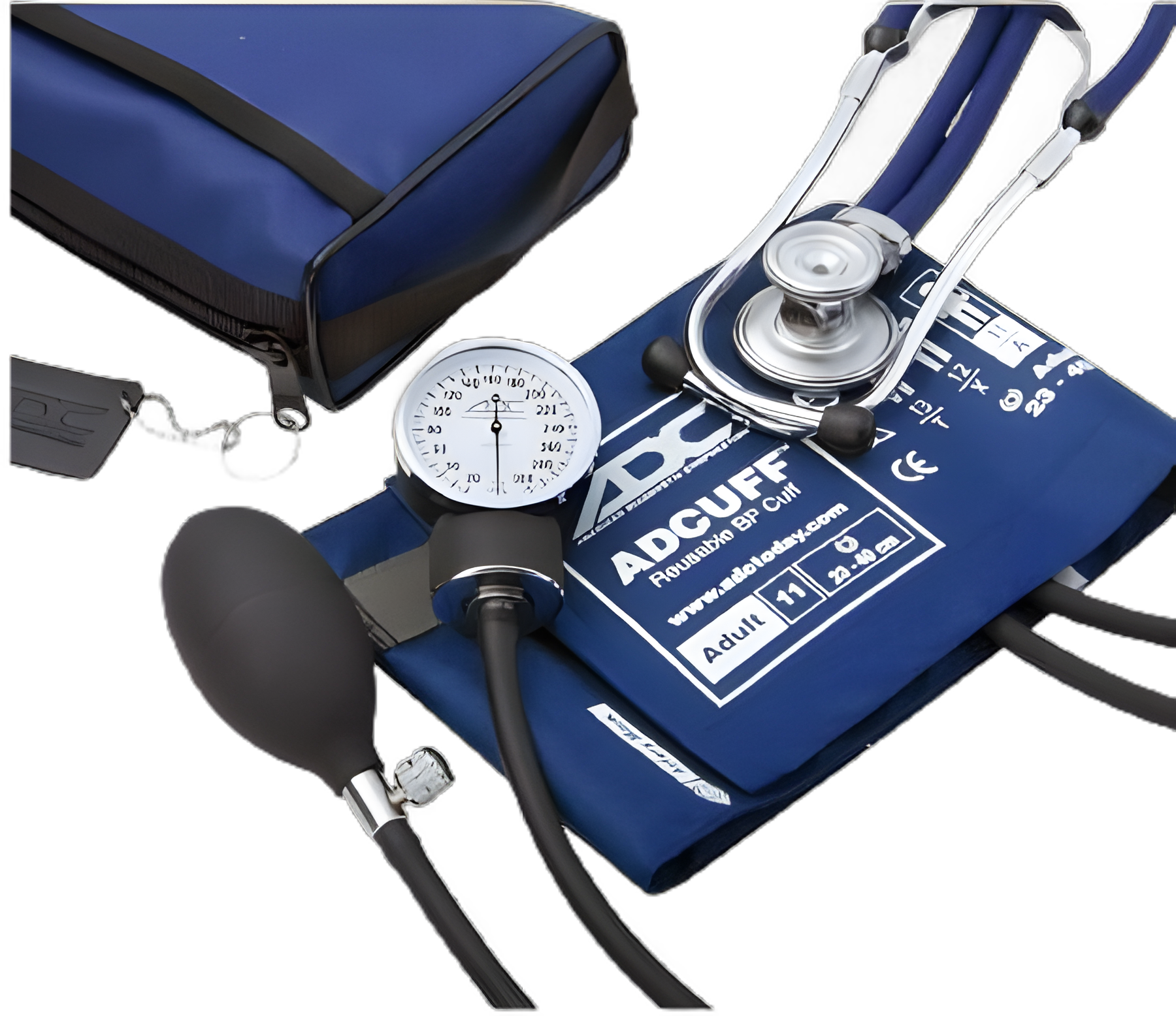 Reusable Aneroid / Stethoscope Set Prosphyg™ Adult Cuff Dual Head General Exam Stethoscope Pocket Aneroid