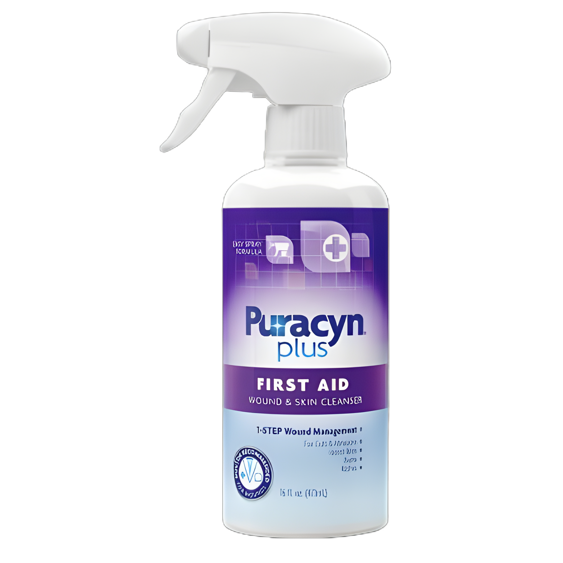 Wound Cleanser Puracyn® Plus First Aid 16 oz. Pump Bottle NonSterile Antimicrobial
