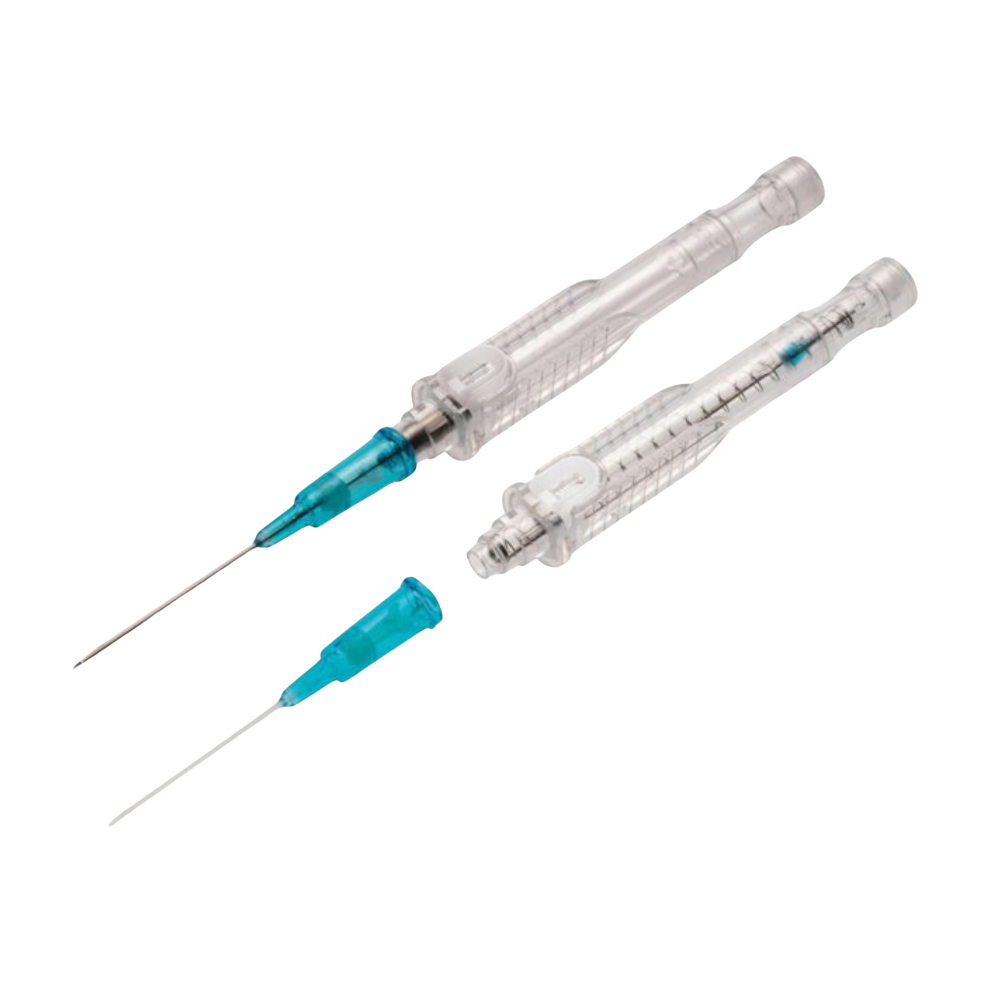 Peripheral IV Catheter SuperCath® 5 22 Gauge 1 Inch Push Button Safety Needle - SP120-22-25-WT