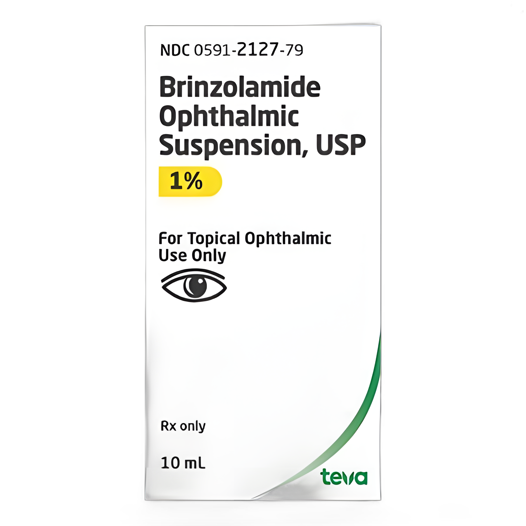 Brinzolamide 1% Ophthalmic Drops - Teva, 10 mL Dropper Bottle