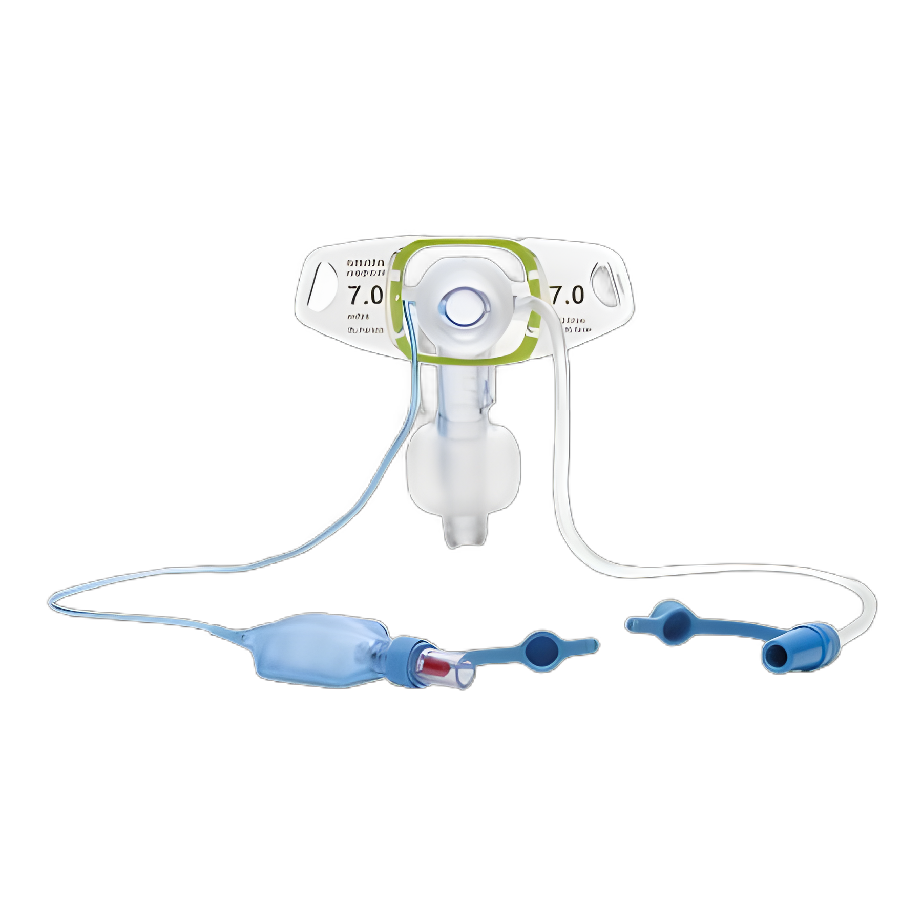 Portex BLUselect Suctionaid Cuffed Tracheostomy Tube with Dual Inner Cannulas, Size 10.0mm for Adults by Smiths Medical