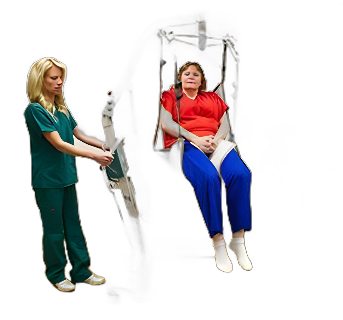 Smart Lift® 600 lbs. Battery-Powered Patient Lift with Digital Scale and LCD - L600PN-03