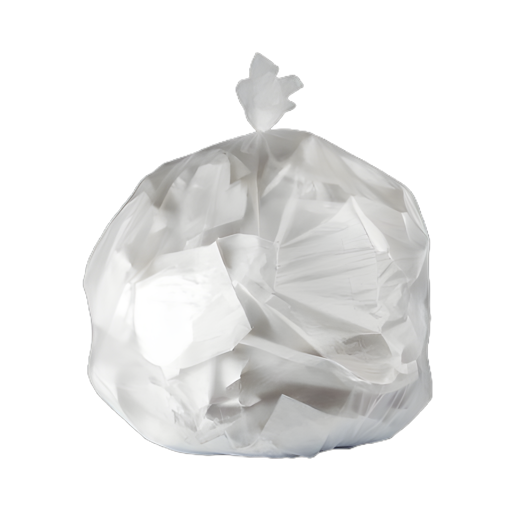Trash Bag Heritage™ Super Tuf 45 gal. Clear LLDPE 0.90 mil 40 X 46 Inch Star Seal Bottom Flat Pack