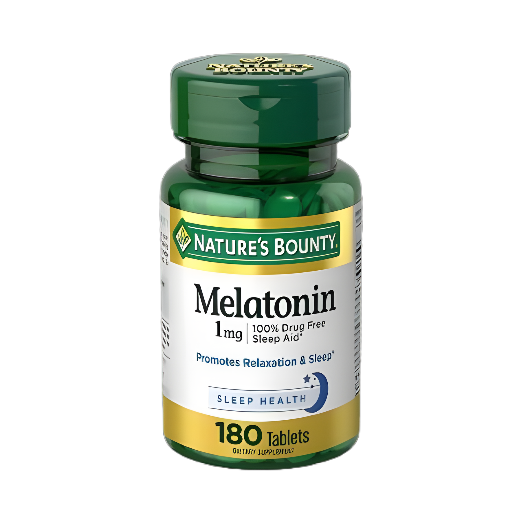 Natural Sleep Aid Nature's Bounty® 180 per Bottle Tablet 1 mg Strength