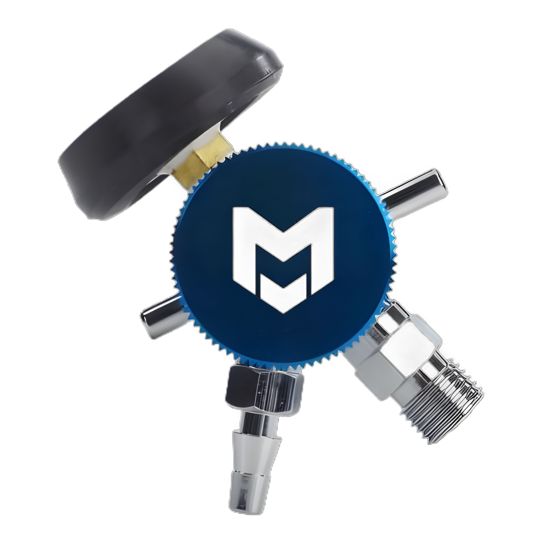 MERET USA Oxygen Regulator Adjustable 0-25 LPM with Barb Outlet CGA-870 - EMSREG8725-B1D