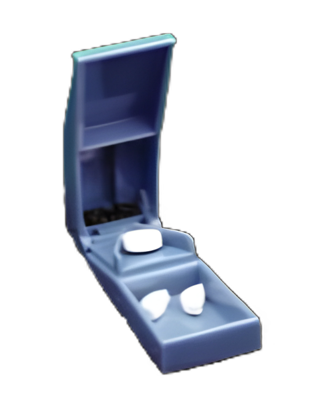 Pill Cutter Hand Operated Blue - 5711