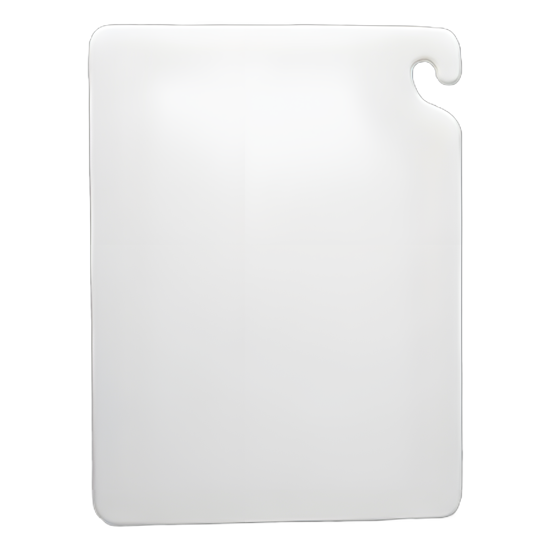 Cut-N-Carry Color Cutting Boards for Medical Facilities - Plastic, 20x15x0.5, White