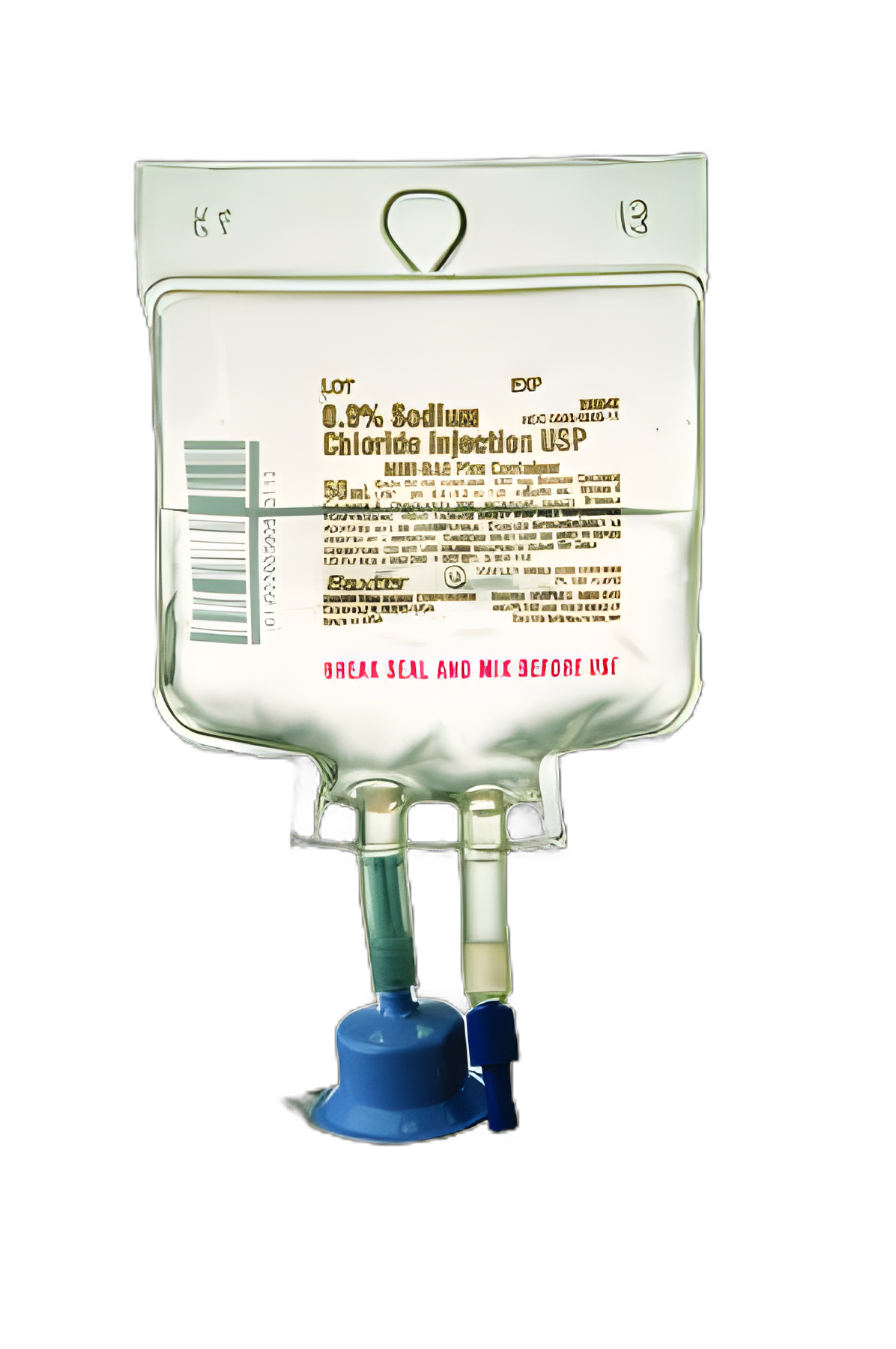 Replacement Preparation Sodium Chloride 0.9% IV Solution Flexible Bag 100 mL - 2B0043
