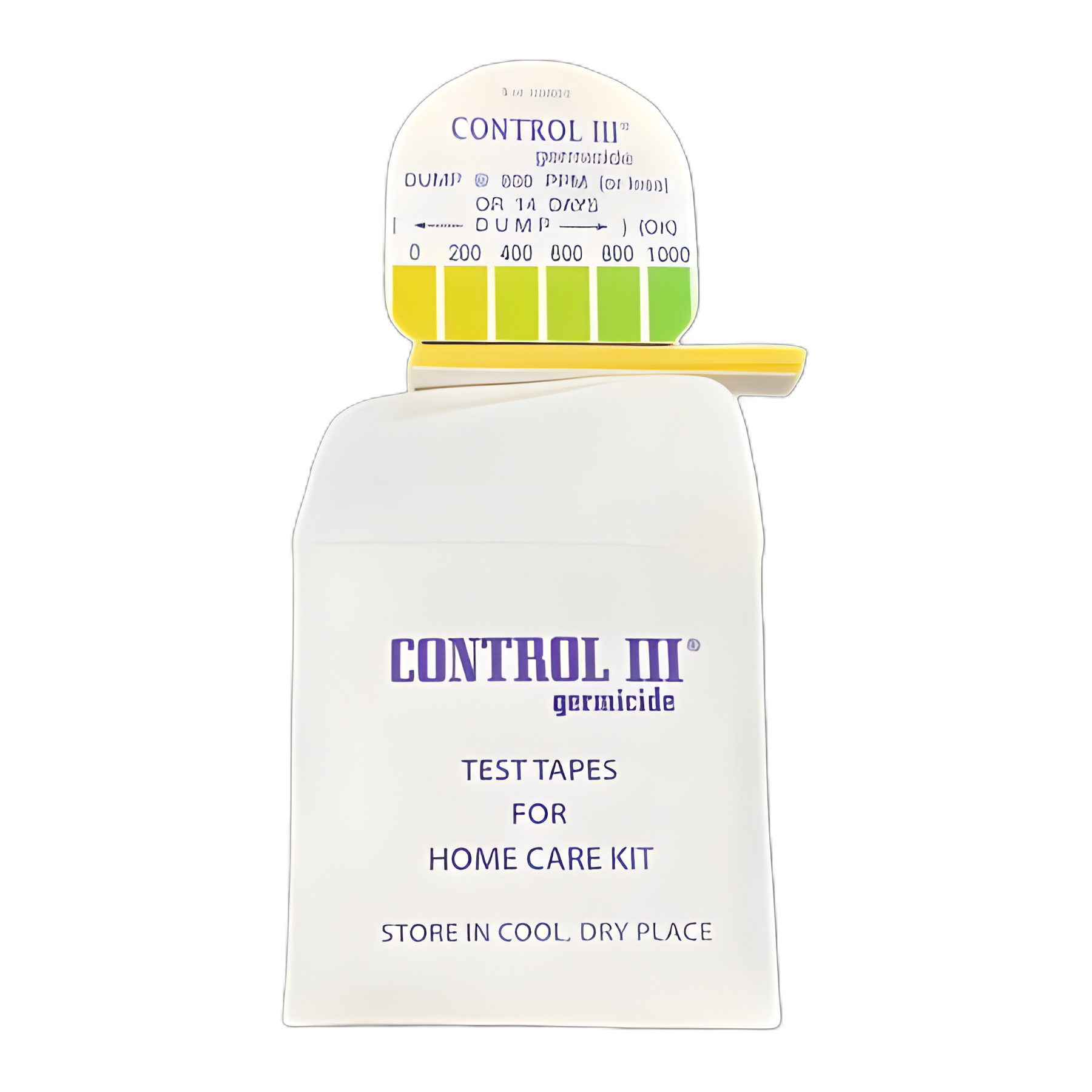 Germicidal Solution Test Strip Control III® - 15 Count Pack