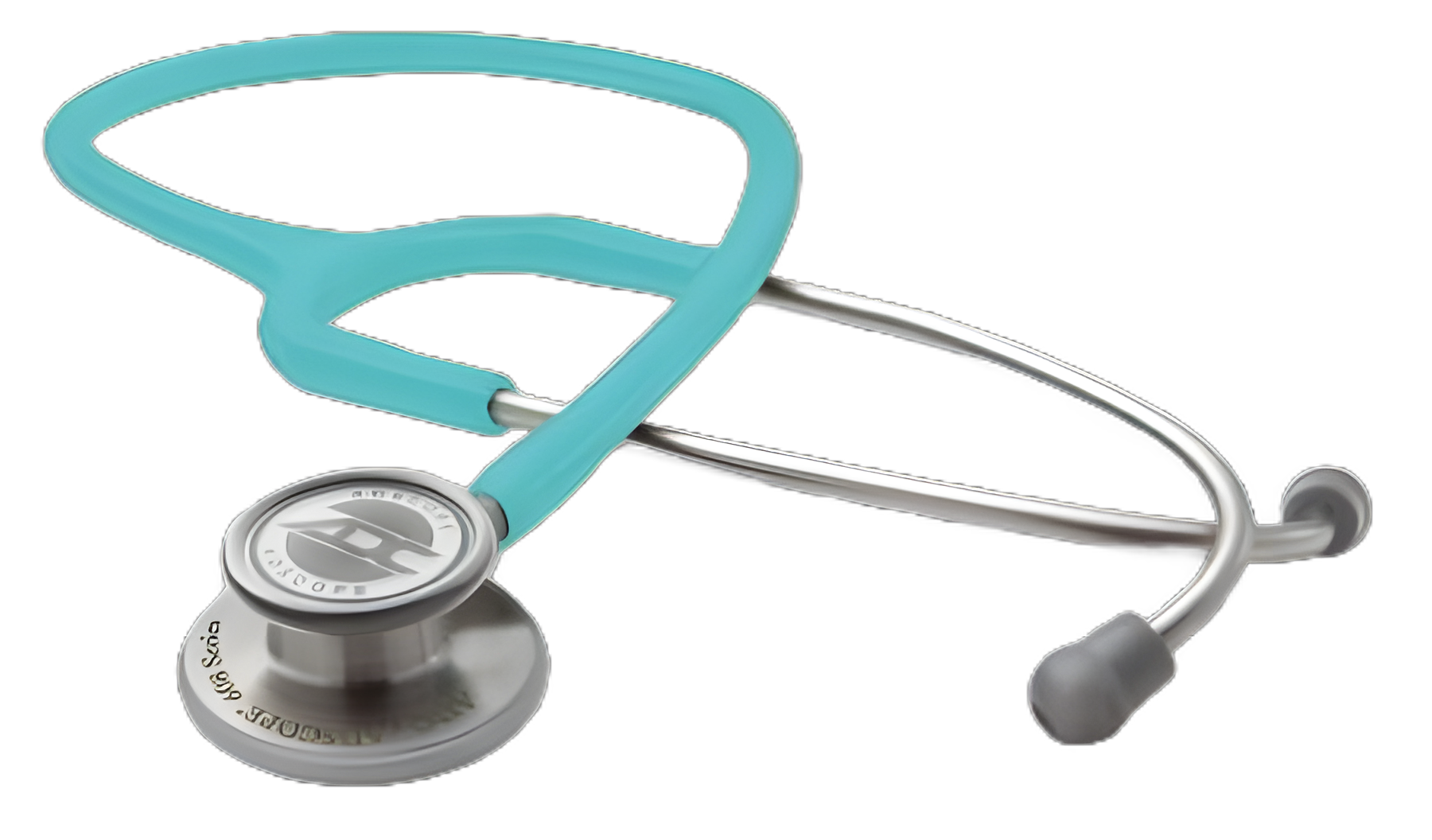 Adscope 608 Turquoise Clinician Stethoscope with Convertible Chestpiece, 22 Inch