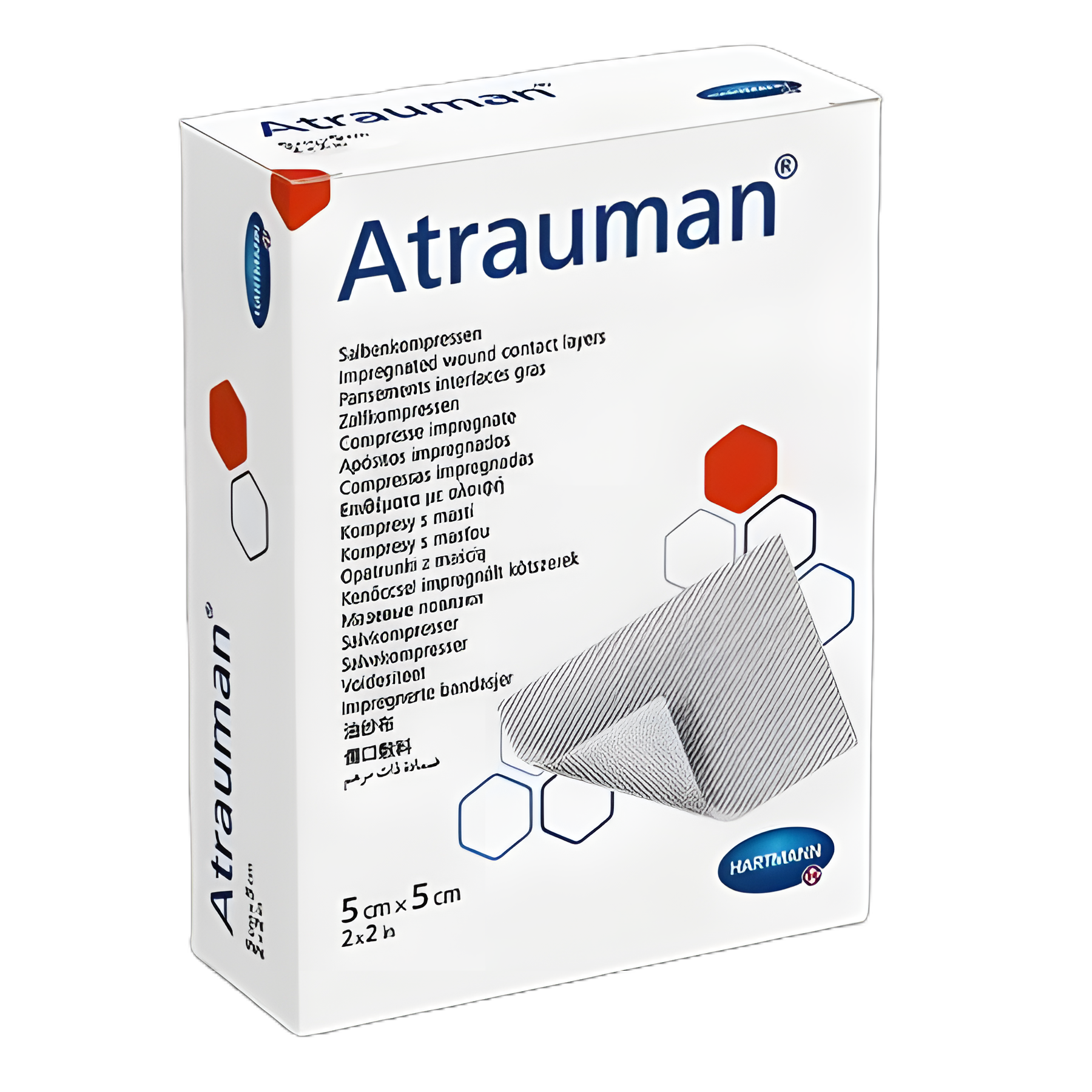 Atrauman® Impregnated Contact Layer Dressing 2x2 Inch Sterile for Wound Care