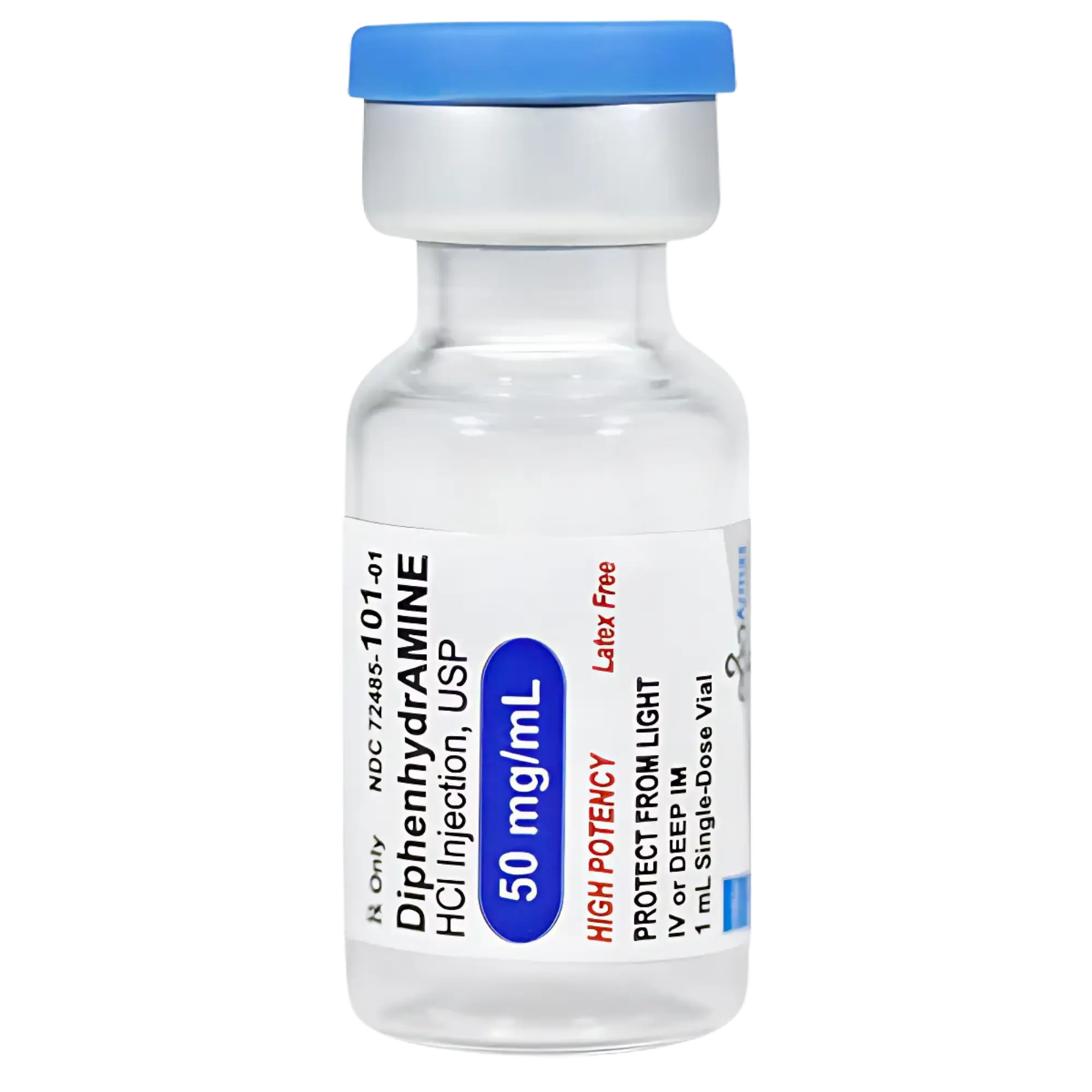 DIPHENHYDRAMINE HCL 50 MG SDV 5X1 ML