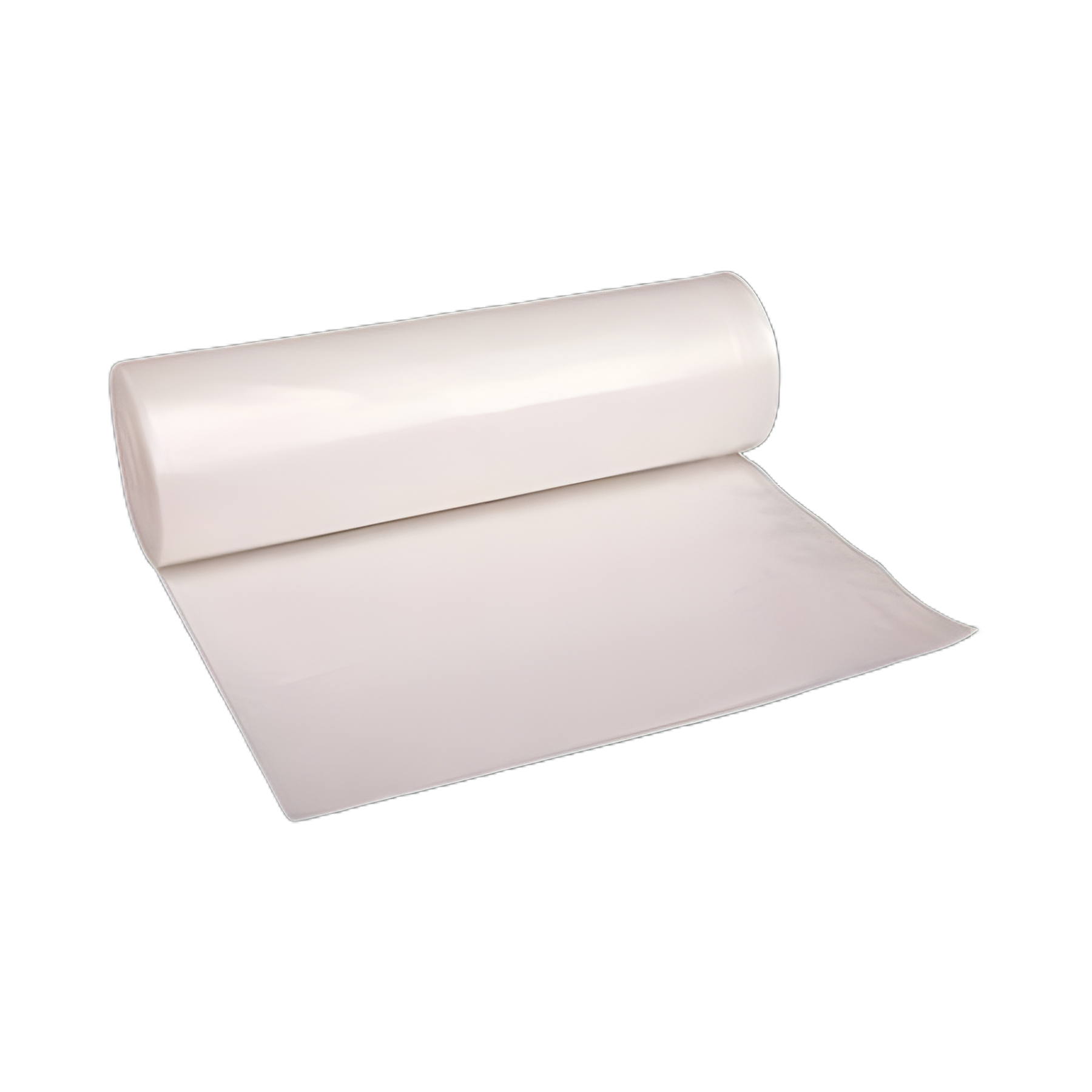 High-Density Can Liners, 60 gal, 19 mic, 38" x 58", Natural, 25 Bags/Roll, 6 Rolls/Carton
