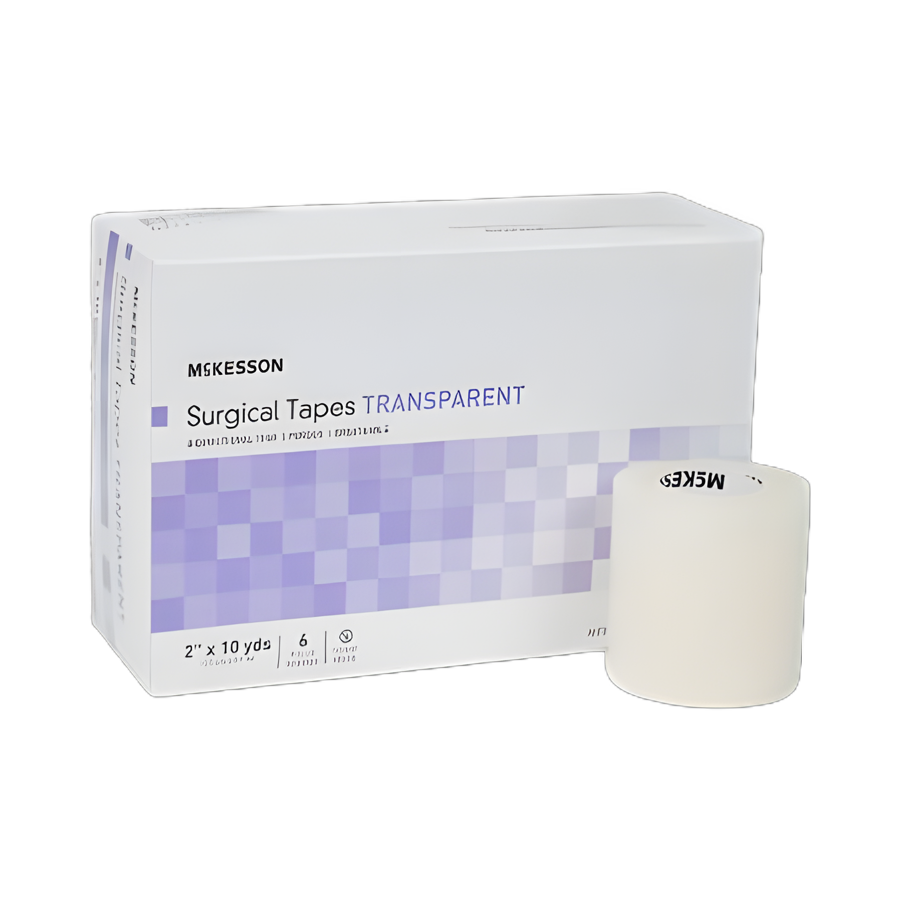 Medical Tape McKesson Transparent 2 Inch X 10 Yard Plastic NonSterile