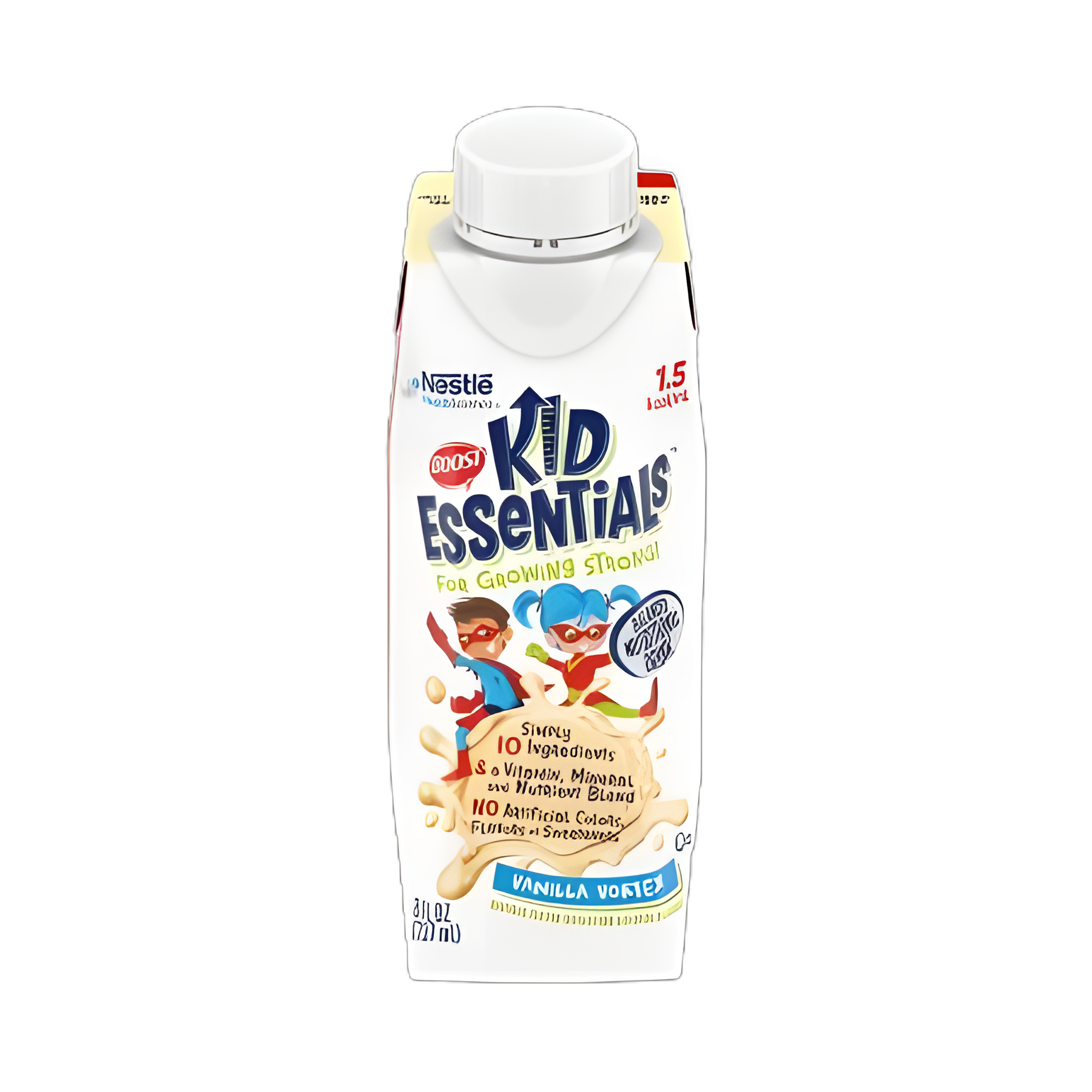 Boost® Kid Essentials™ 1.5 Vanilla Vortex Flavor Pediatric Oral Supplement 8 oz. - Vitamins & Minerals