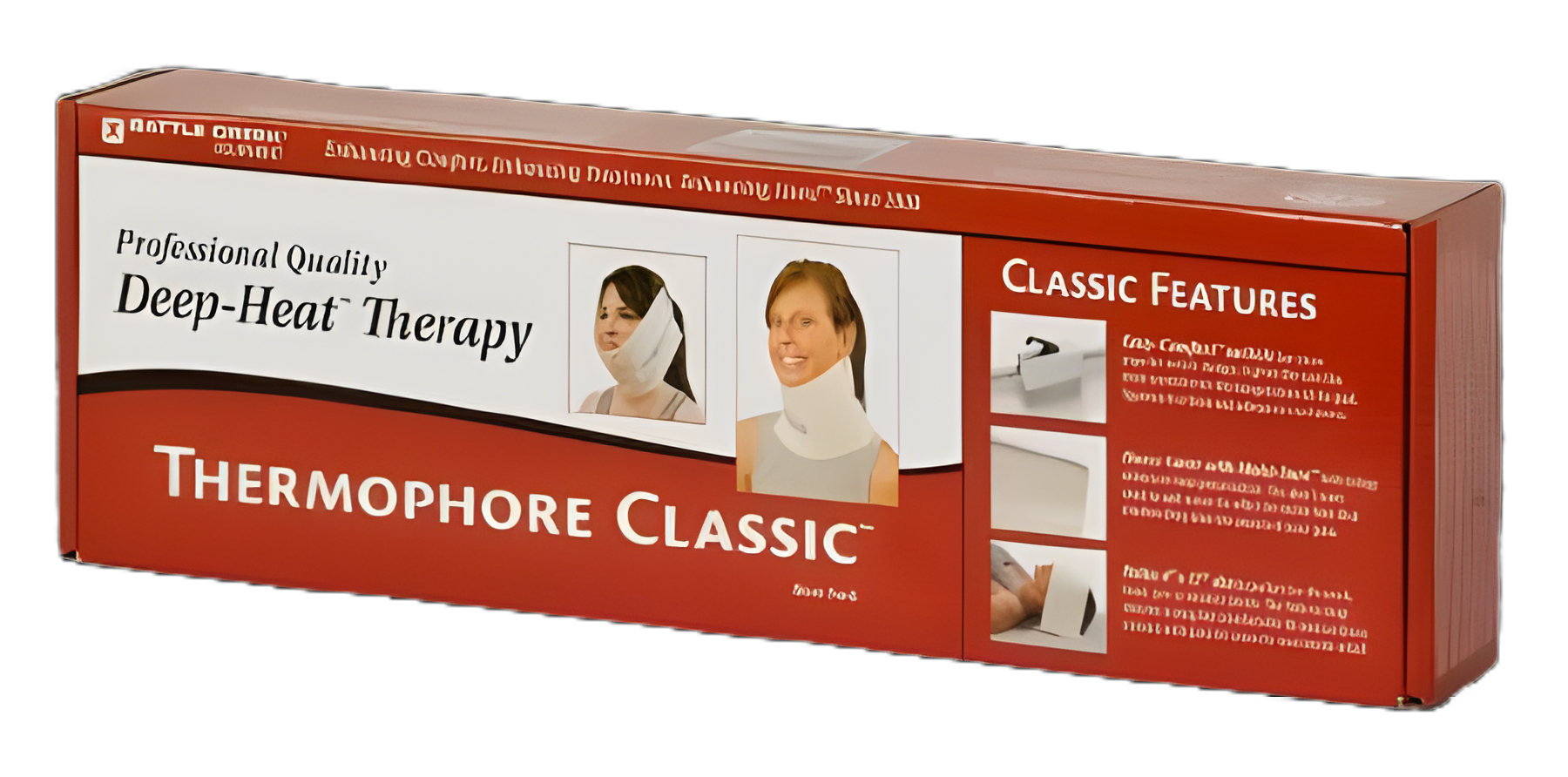 Moist Heating Pad Thermophore® Classic™ Neck / Jaw / Sinus Petite Cotton Blend Cover Reusable