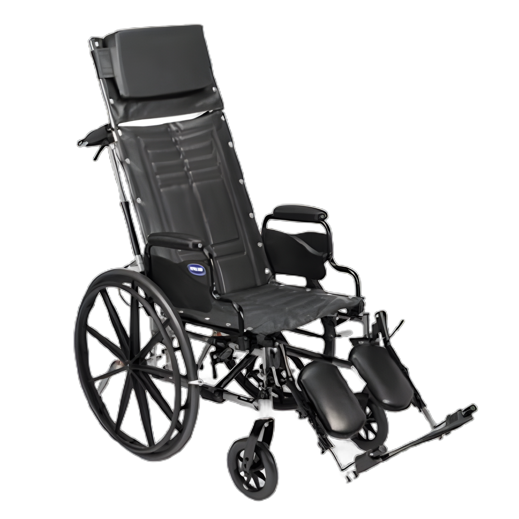 Reclining Wheelchair Tracer® SX5 Dual Axle Desk Length Arm Elevating Legrest 18 Inch Seat Width Adult 250 lbs. Weight Capacity