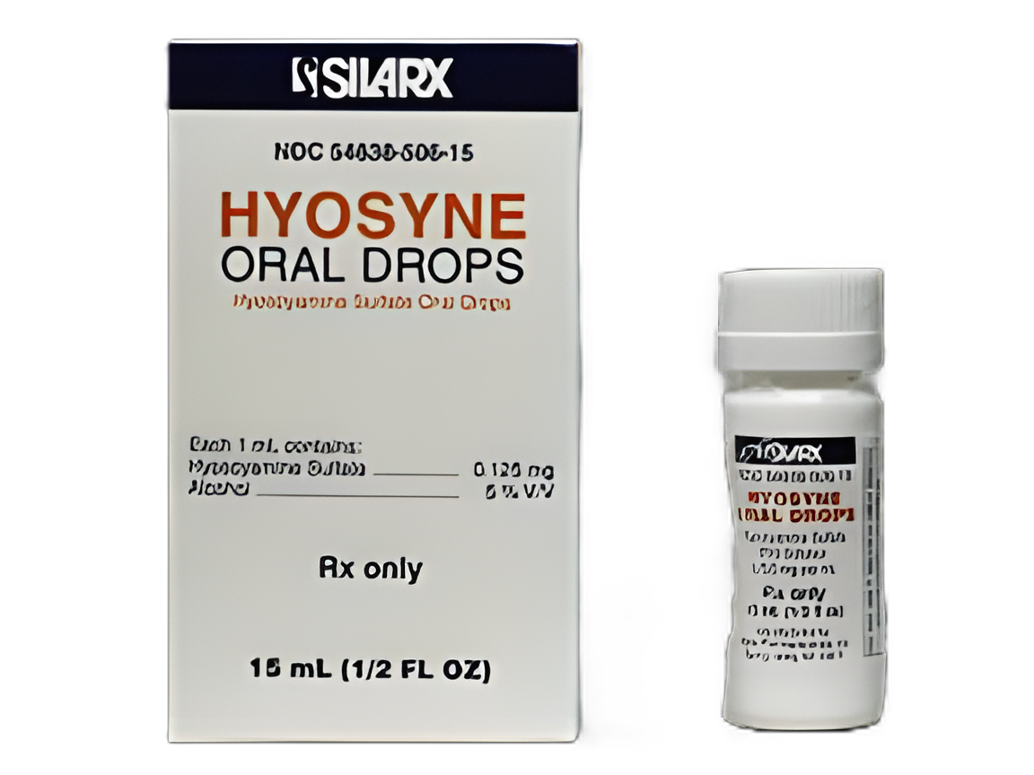 Hyosyne Hyoscyamine Sulfate 0.125 mg / mL Drops Bottle 15 mL