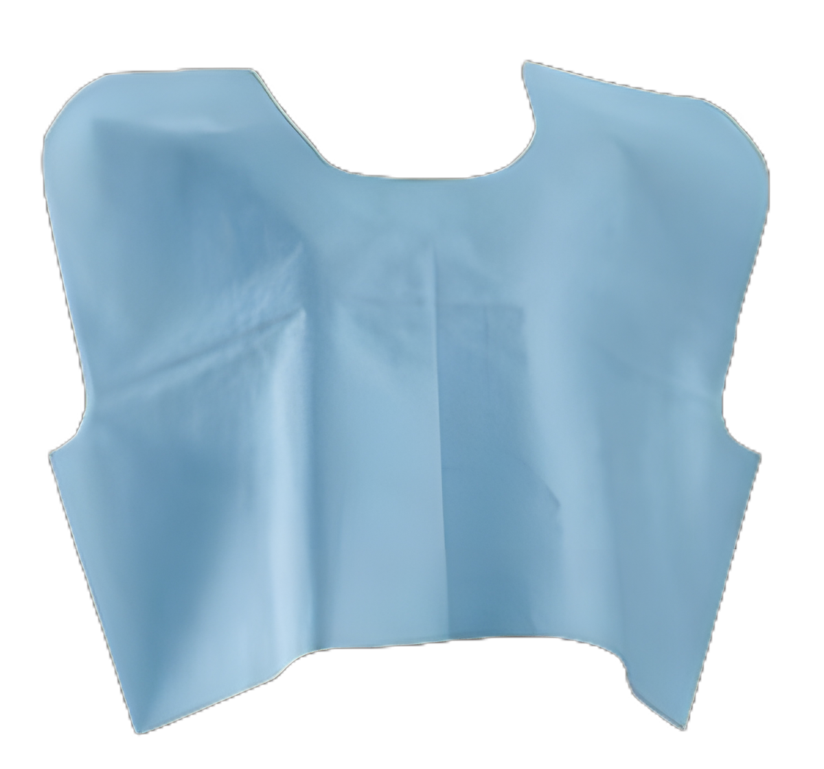 Exam Cape Blue One Size Fits Most Front / Back Opening Without Closure Female - 503 S