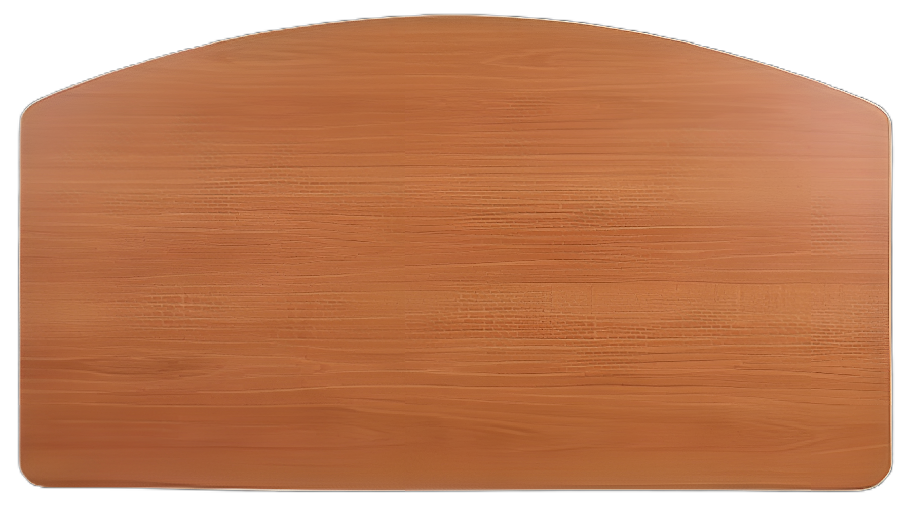 Graham-Field Laminate Headboard Crescent Style with T-Mold Edges in Wild Cherry