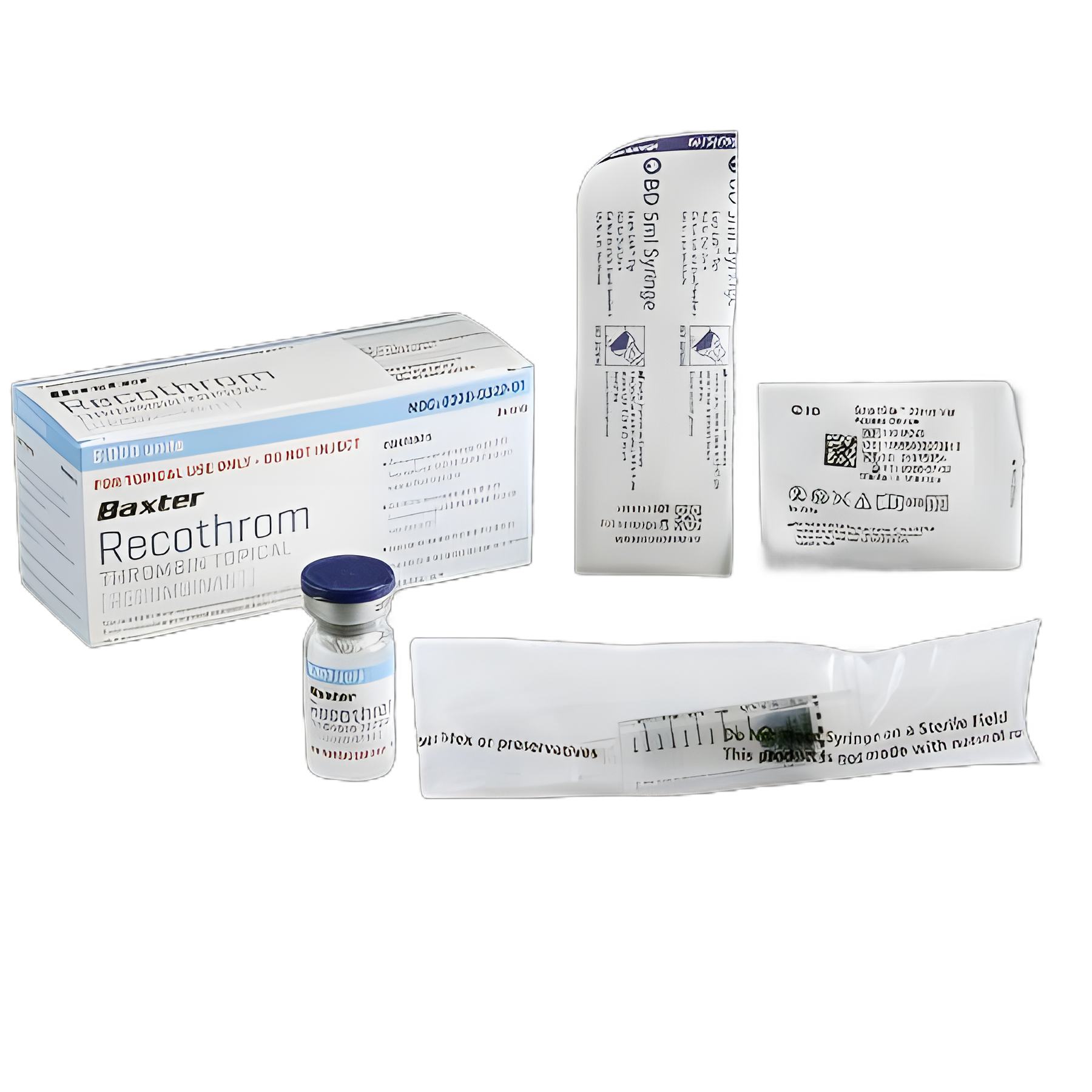 Recothrom® Thrombin, Recombinant 5,000 Units - Preservative-Free Topical Coagulant Kit