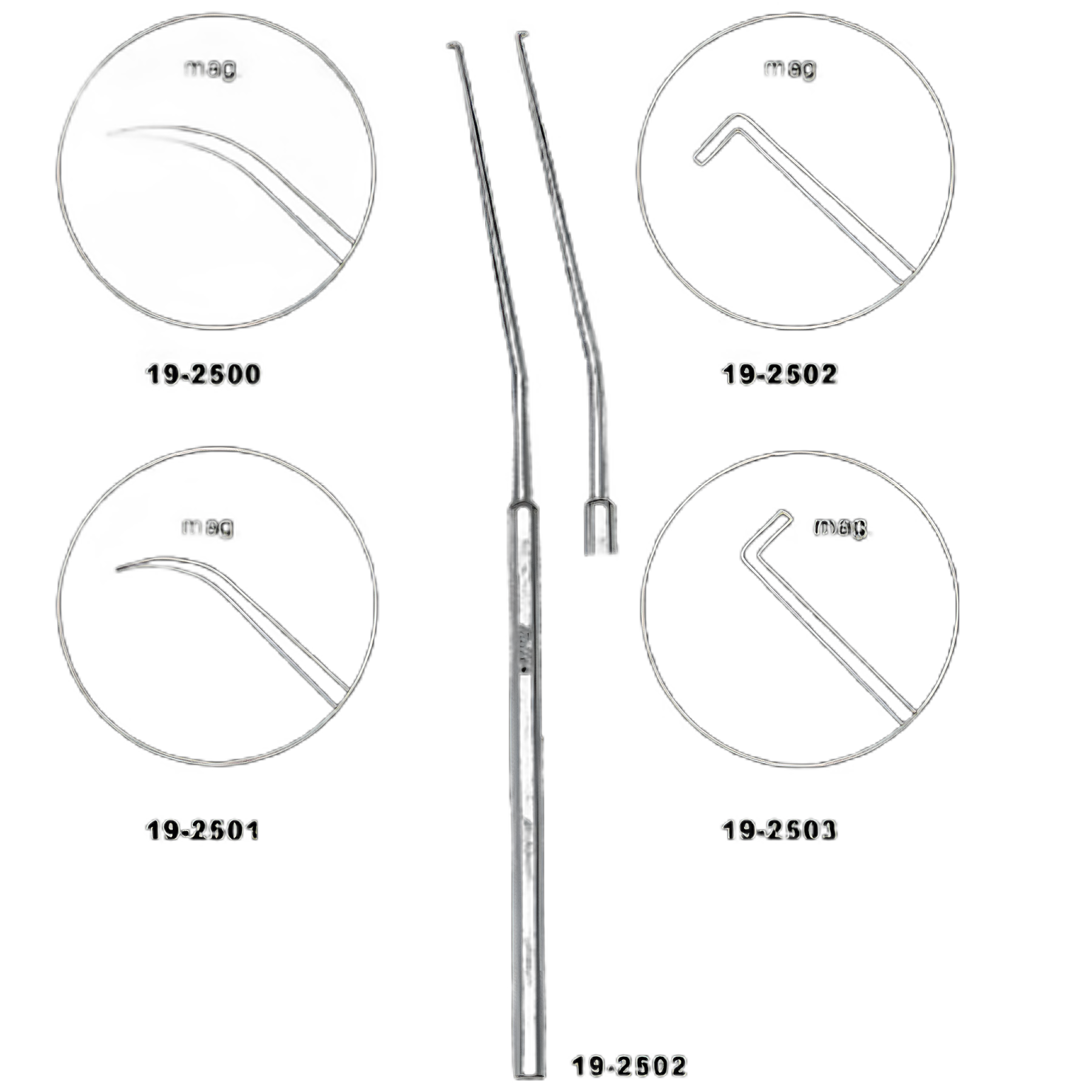 Hook Miltex® House 6-1/4 Inch Length German Stainless Steel NonSterile Reusable