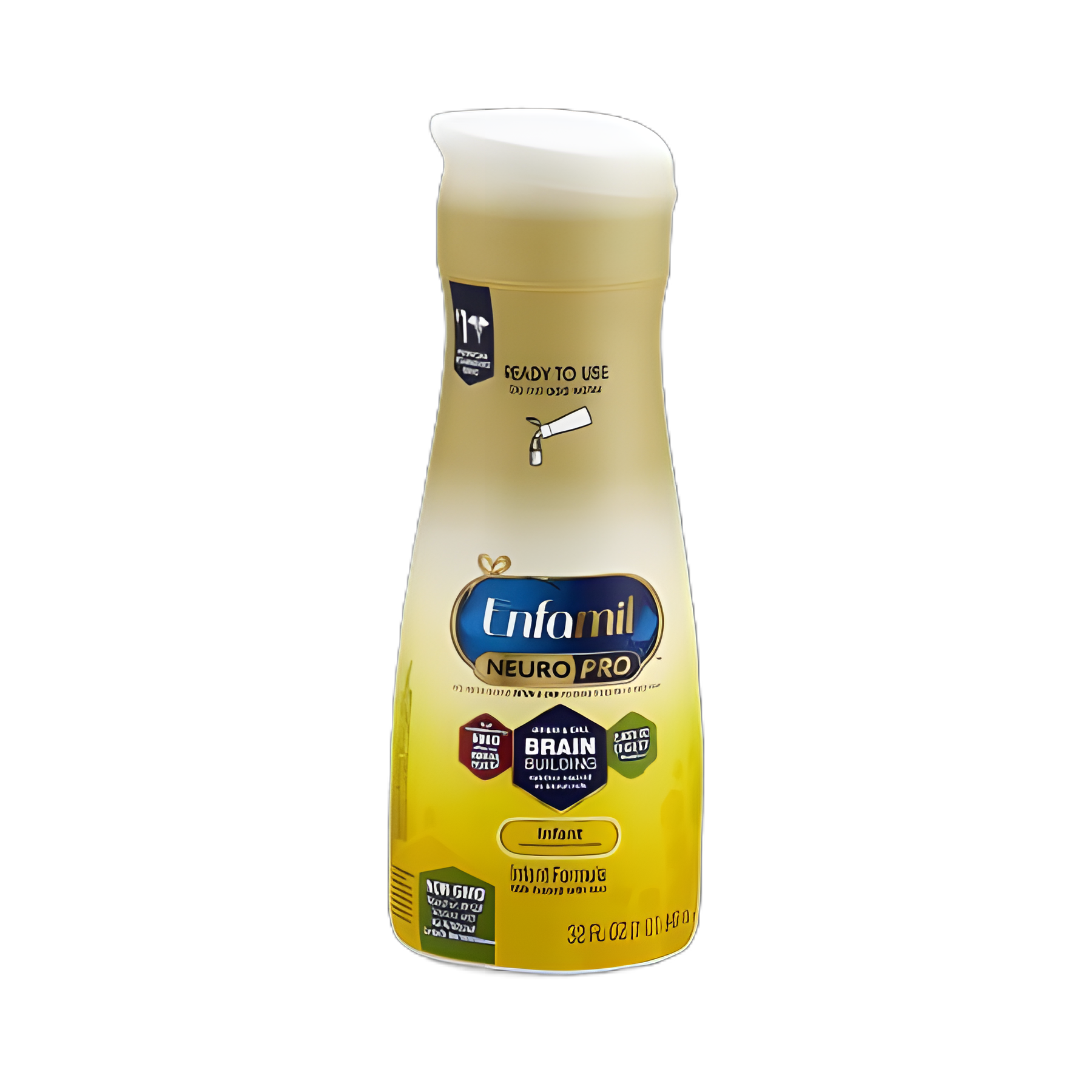 Enfamil Unflavored Infant Formula with Iron, 32 oz Liquid - Milk-Based Nutrition for Full-Term Infants 0-12 Months
