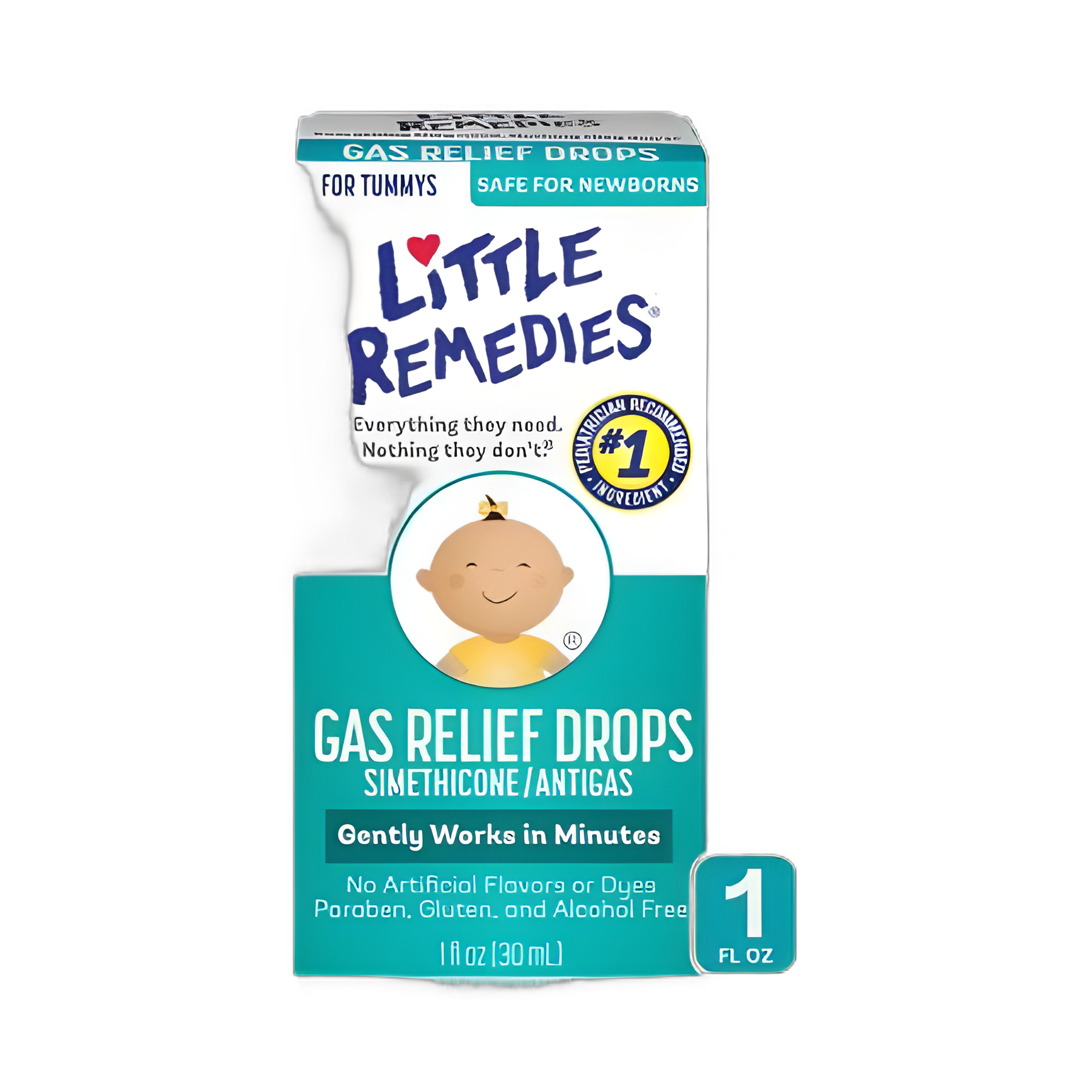 Gas Relief Little Remedies® 40 mg / 0.6 mL Strength Oral Drops 1 oz.