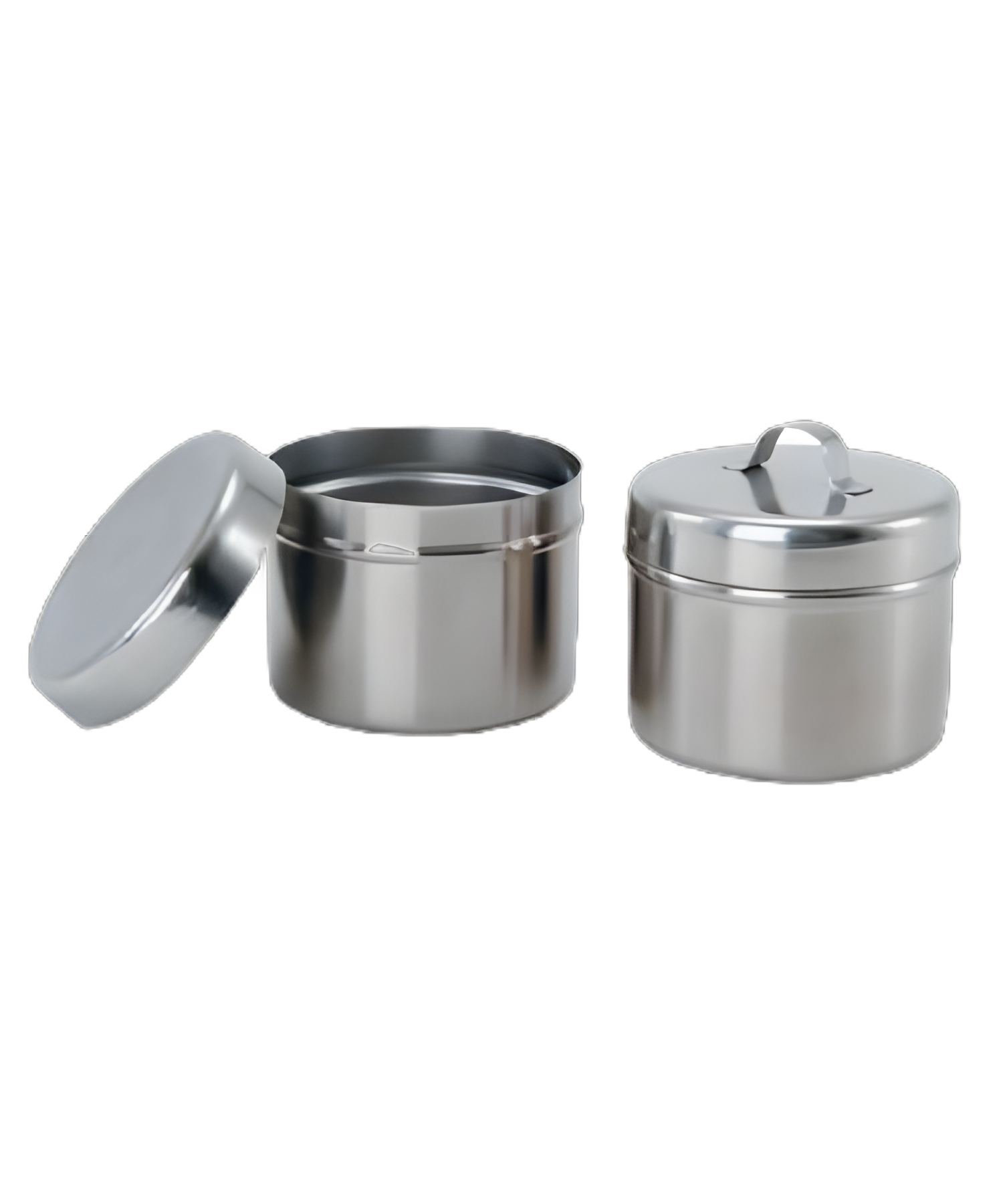 Ointment Container 2.12 X 3.09 Inch Stainless Steel Silver