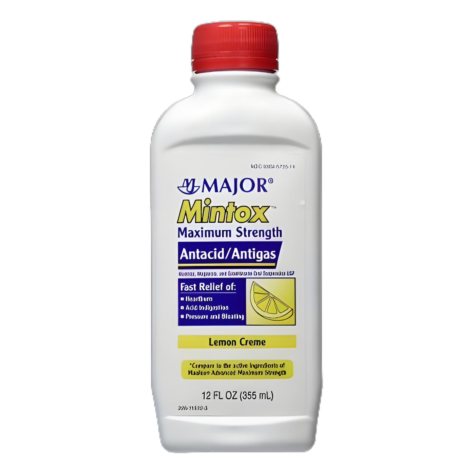 Antacid Mintox 400 mg - 40 mg Strength Oral Suspension 12 oz.